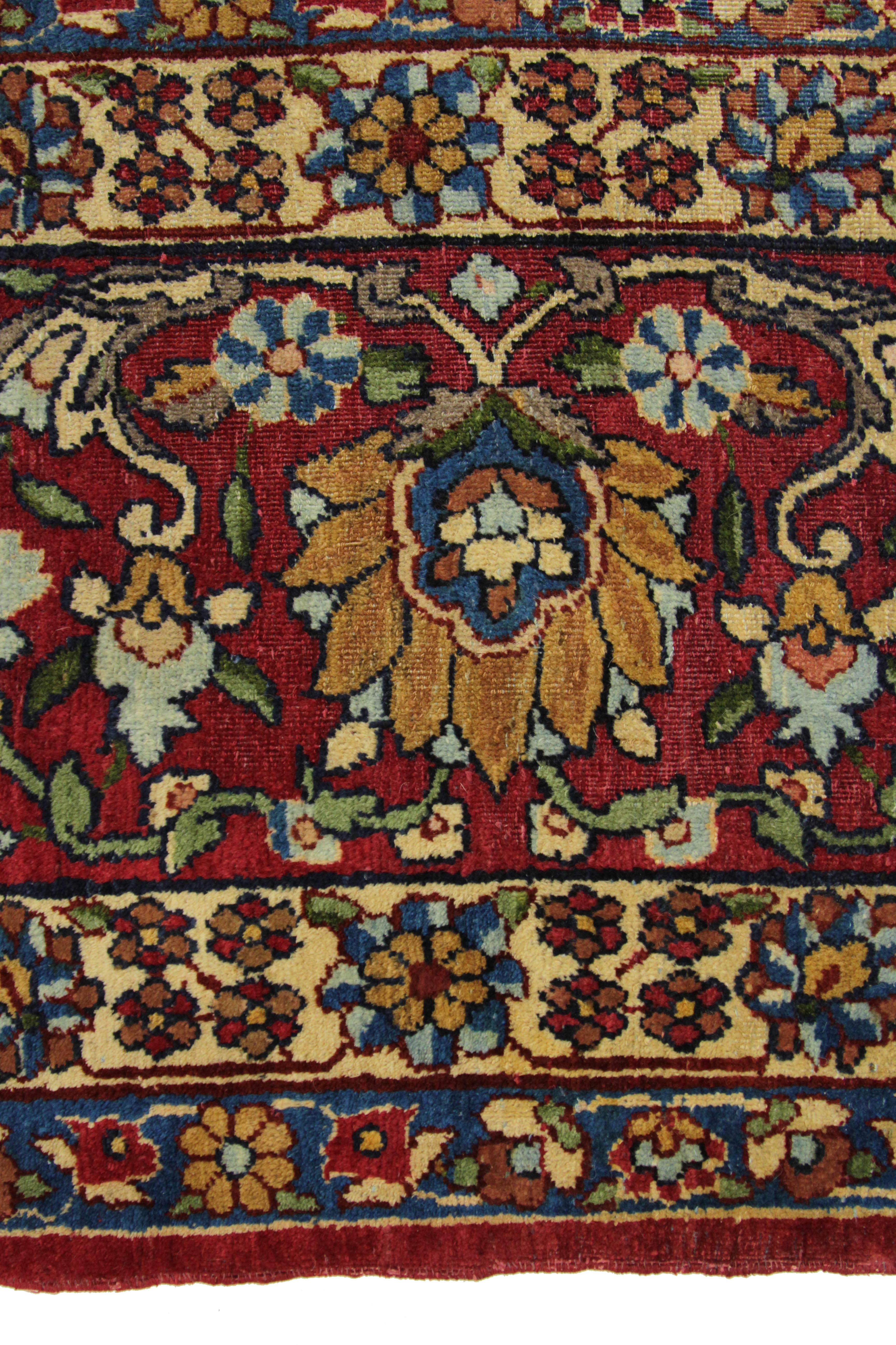 Thumbnail 10 for Antique Persian Yazd Transitional Rug 11639