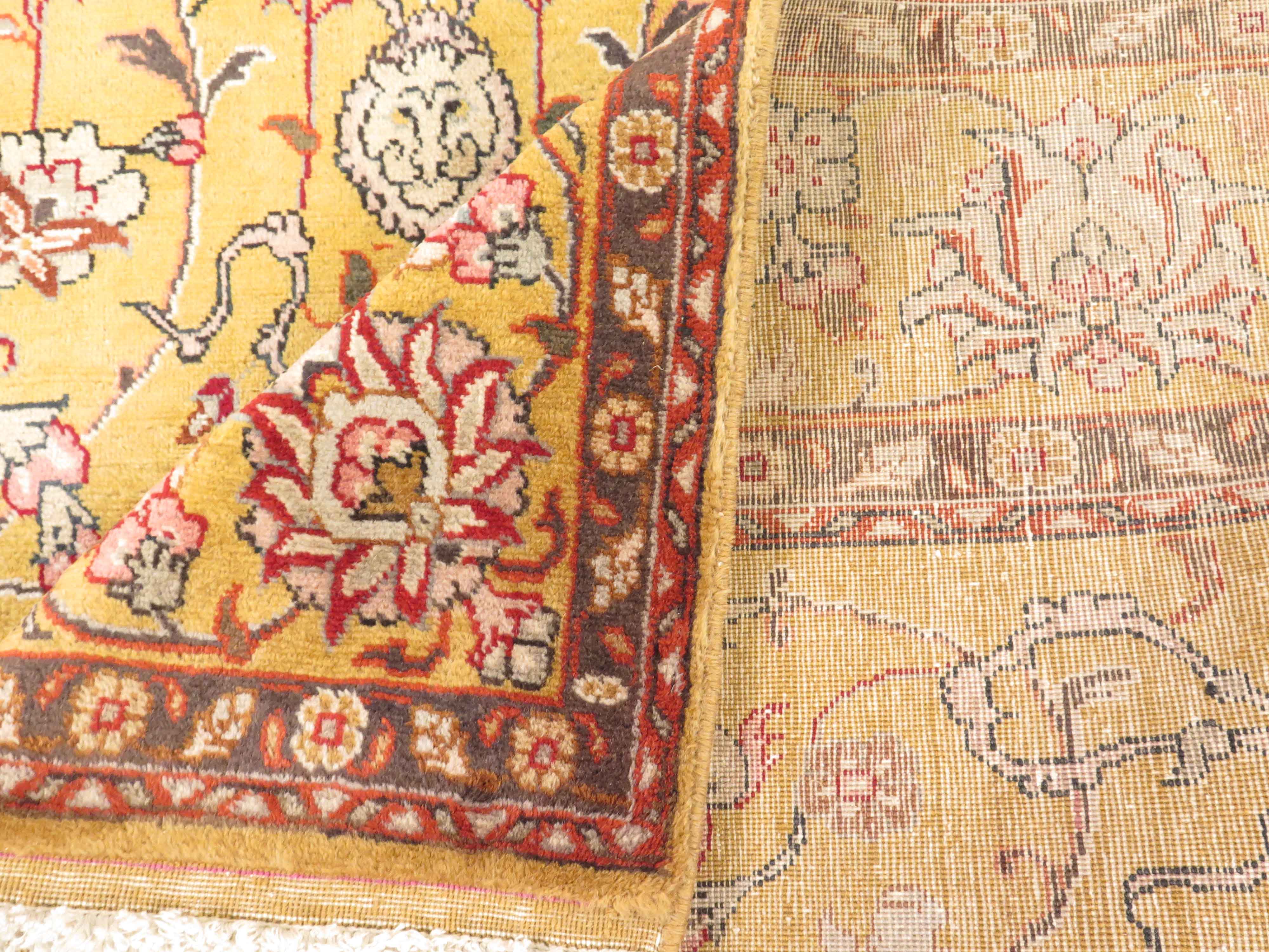Thumbnail 6 for Antique Persian Tabriz Transitional Rug 11641