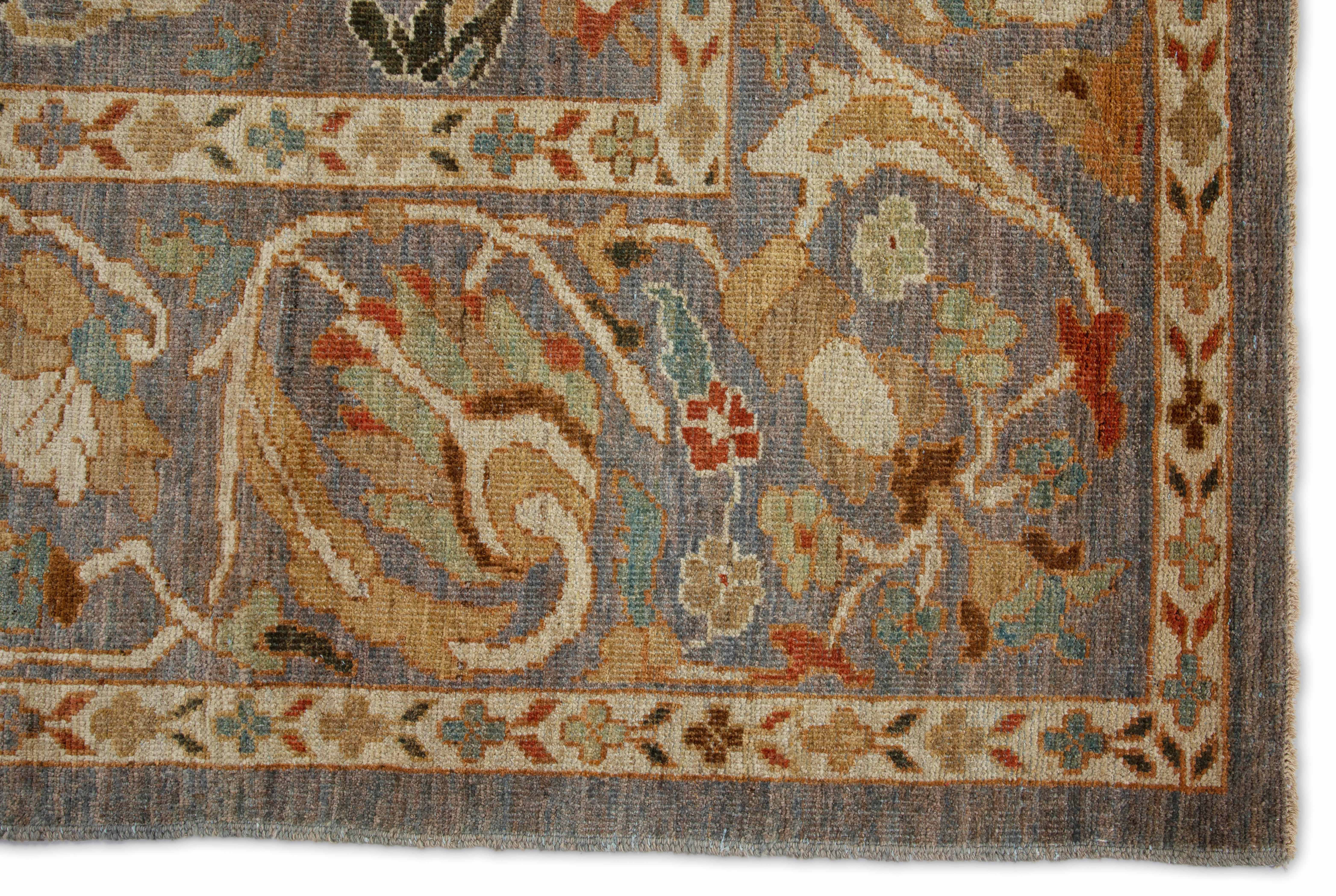 Thumbnail 9 for Turkey Sultanabad Tribal Rug 88647