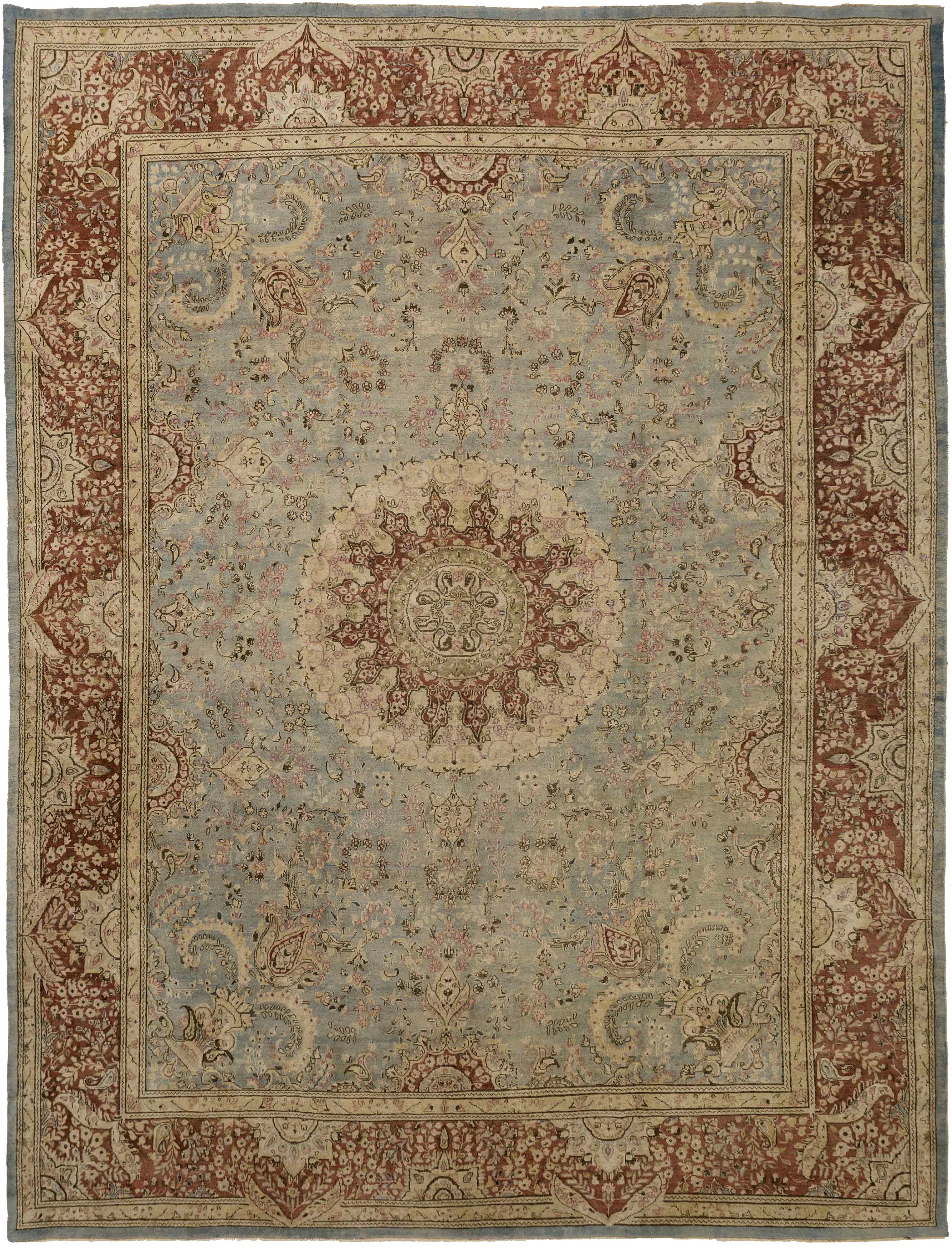 Thumbnail 6 for Antique Persian Kerman Transitional Rug 11644