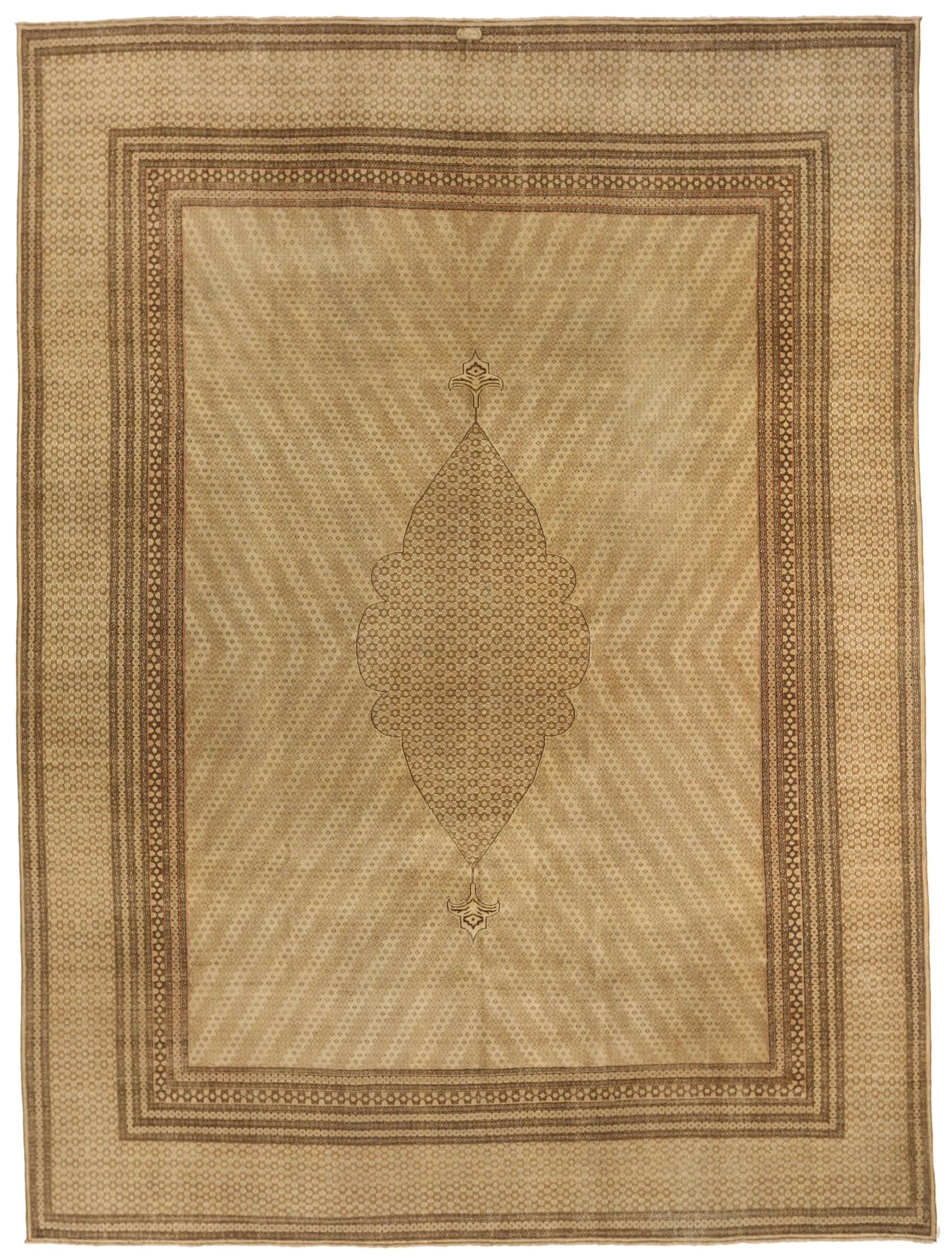 Thumbnail 6 for Antique Persian Kerman Transitional Rug 67168