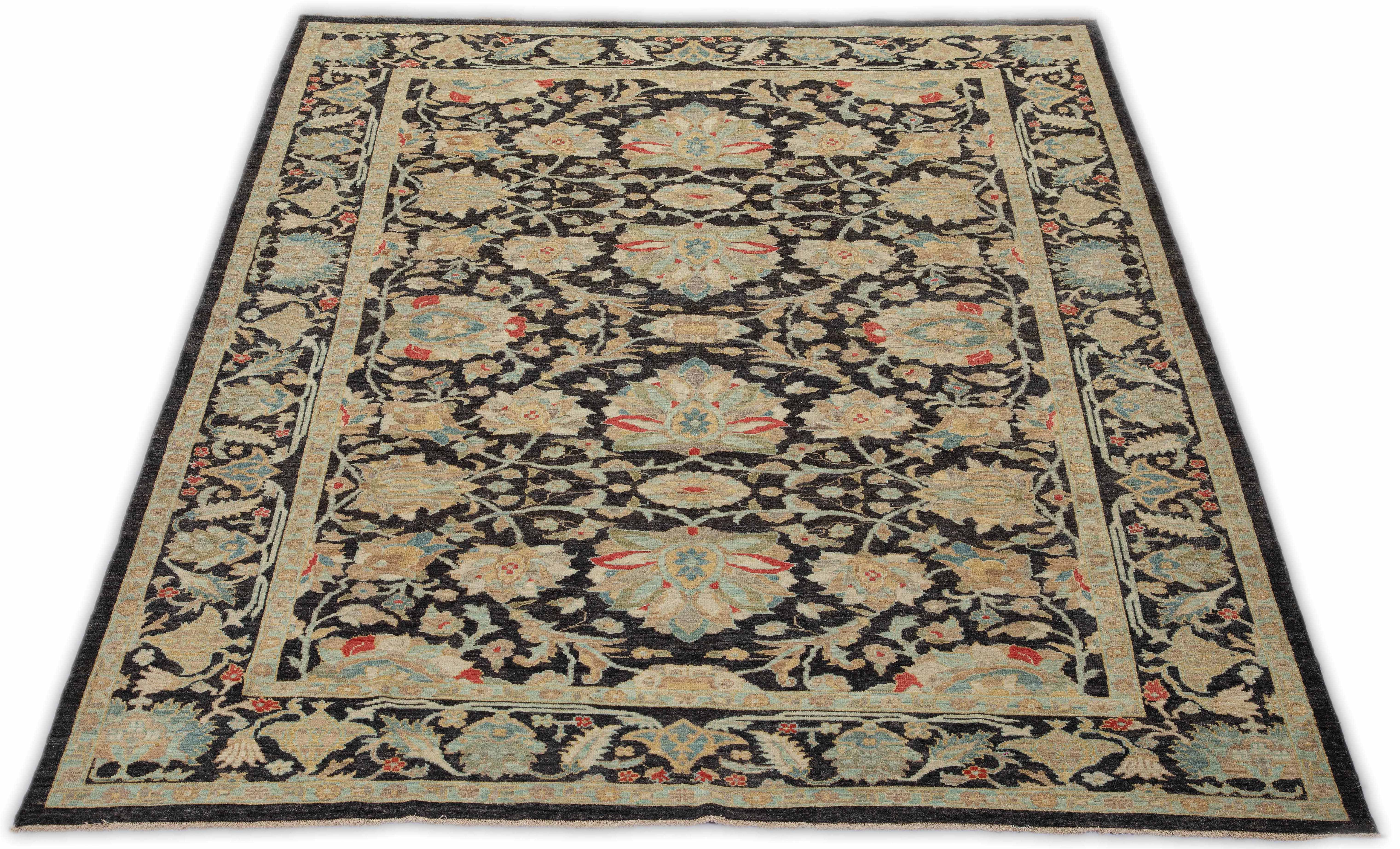Thumbnail 5 for Turkey Sultanabad Tribal Rug 88612