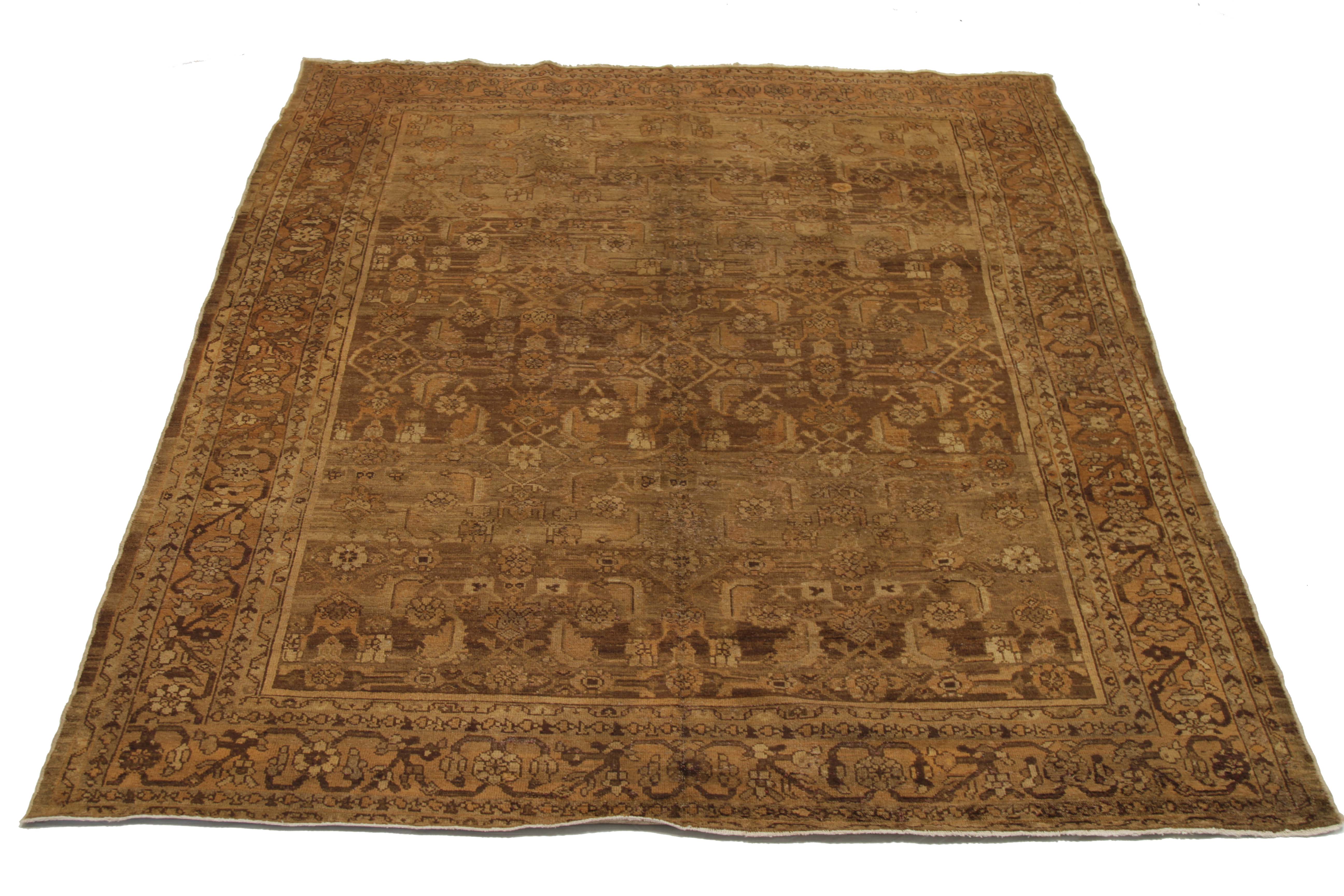 Thumbnail 11 for Antique Persian Malayer Transitional Rug 11658