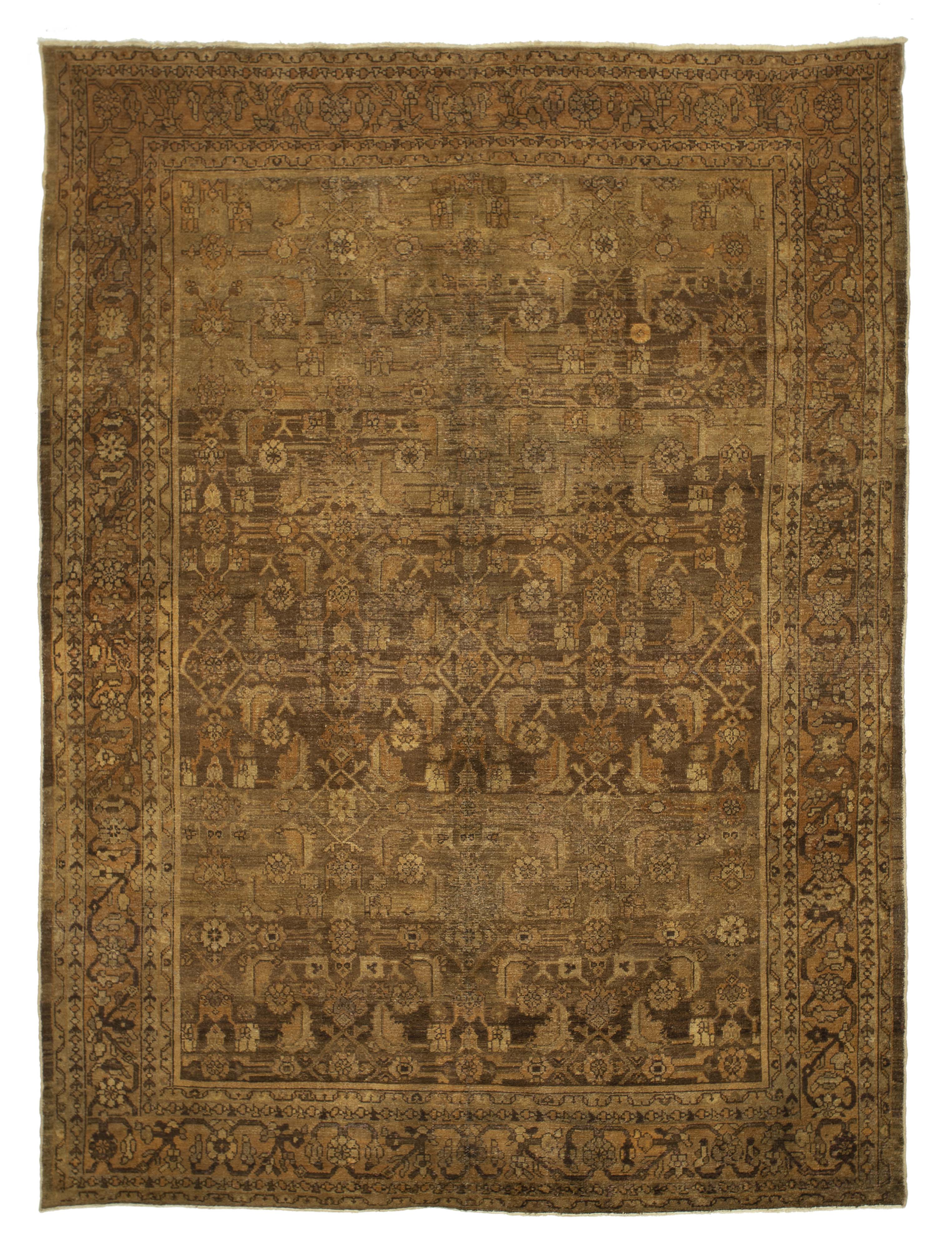 Thumbnail 10 for Antique Persian Malayer Transitional Rug 11658