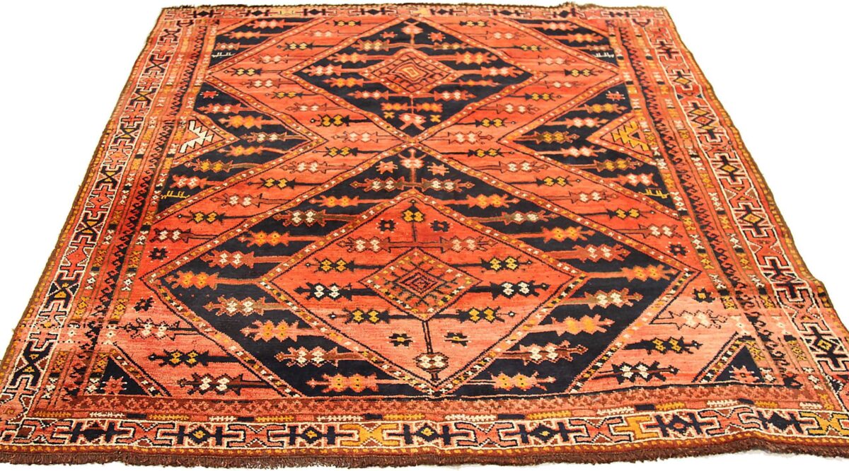 Thumbnail 14 for Antique Russia Uzbak Traditional Rug 72555
