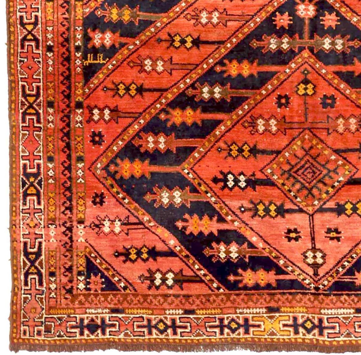 Thumbnail 11 for Antique Russia Uzbak Traditional Rug 72555