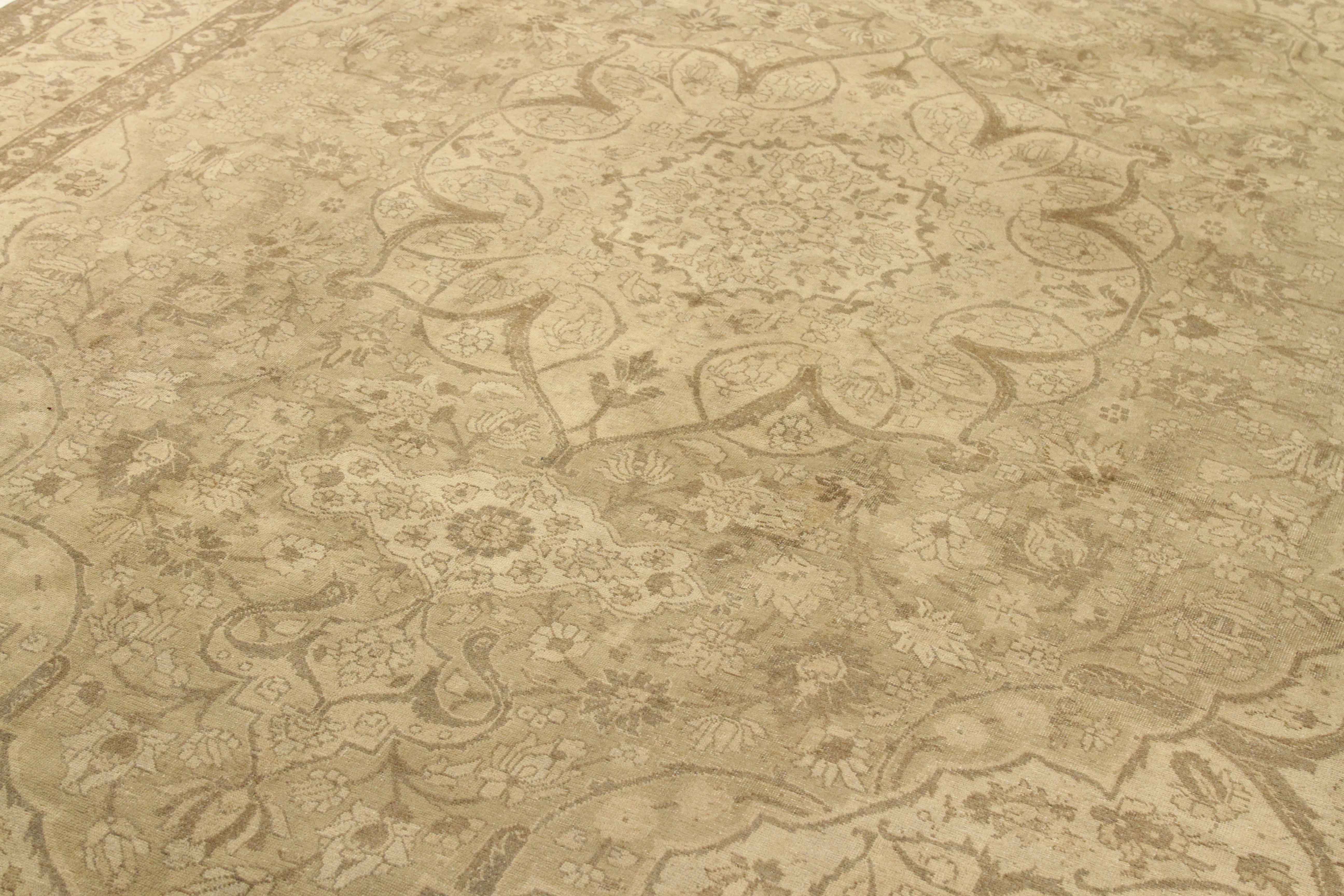 Thumbnail 2 for Antique Persian Tabriz Transitional Rug 67169