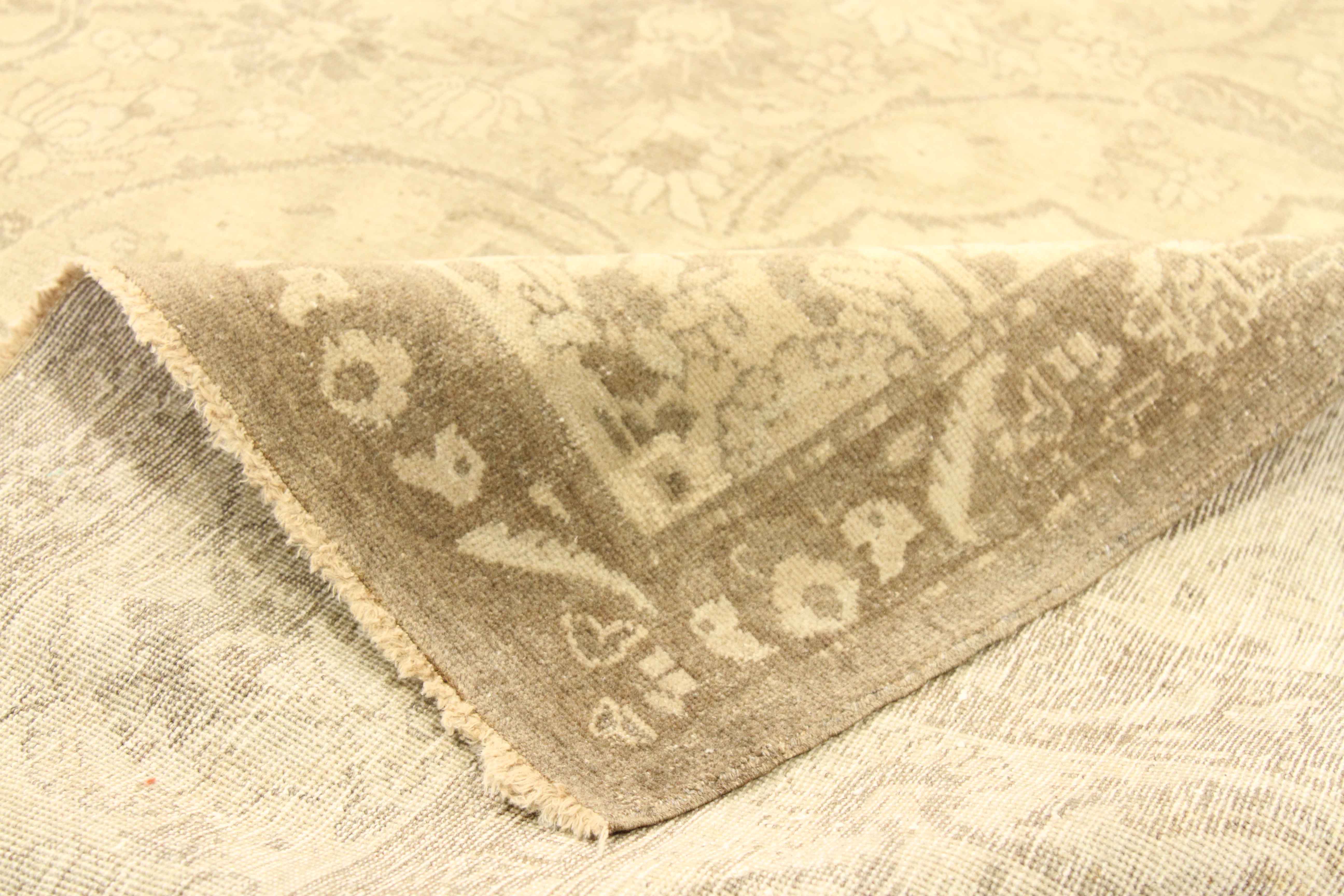 Thumbnail 7 for Antique Persian Tabriz Transitional Rug 67169