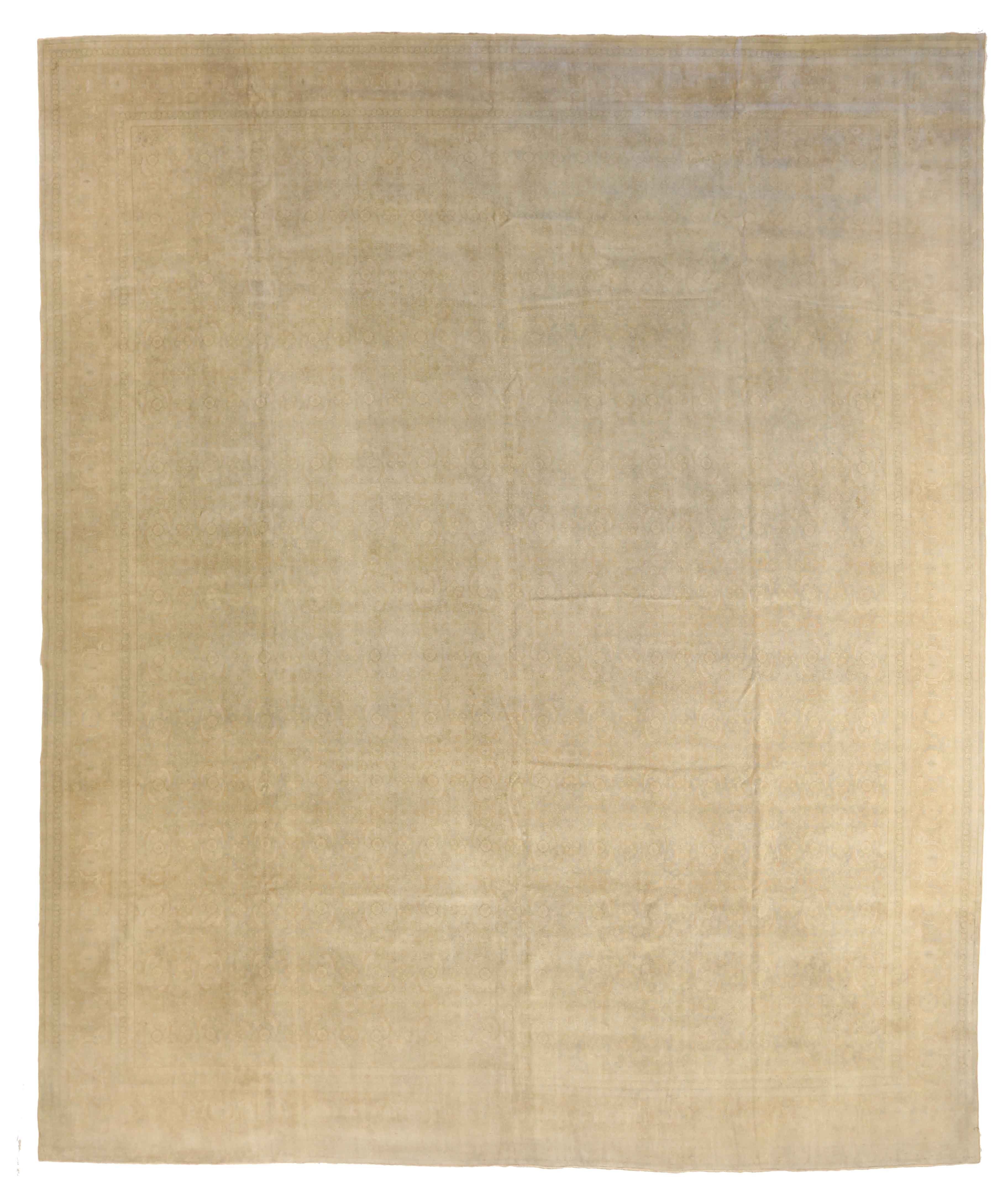 Thumbnail 15 for Antique Persian Tabriz Transitional Rug 67170