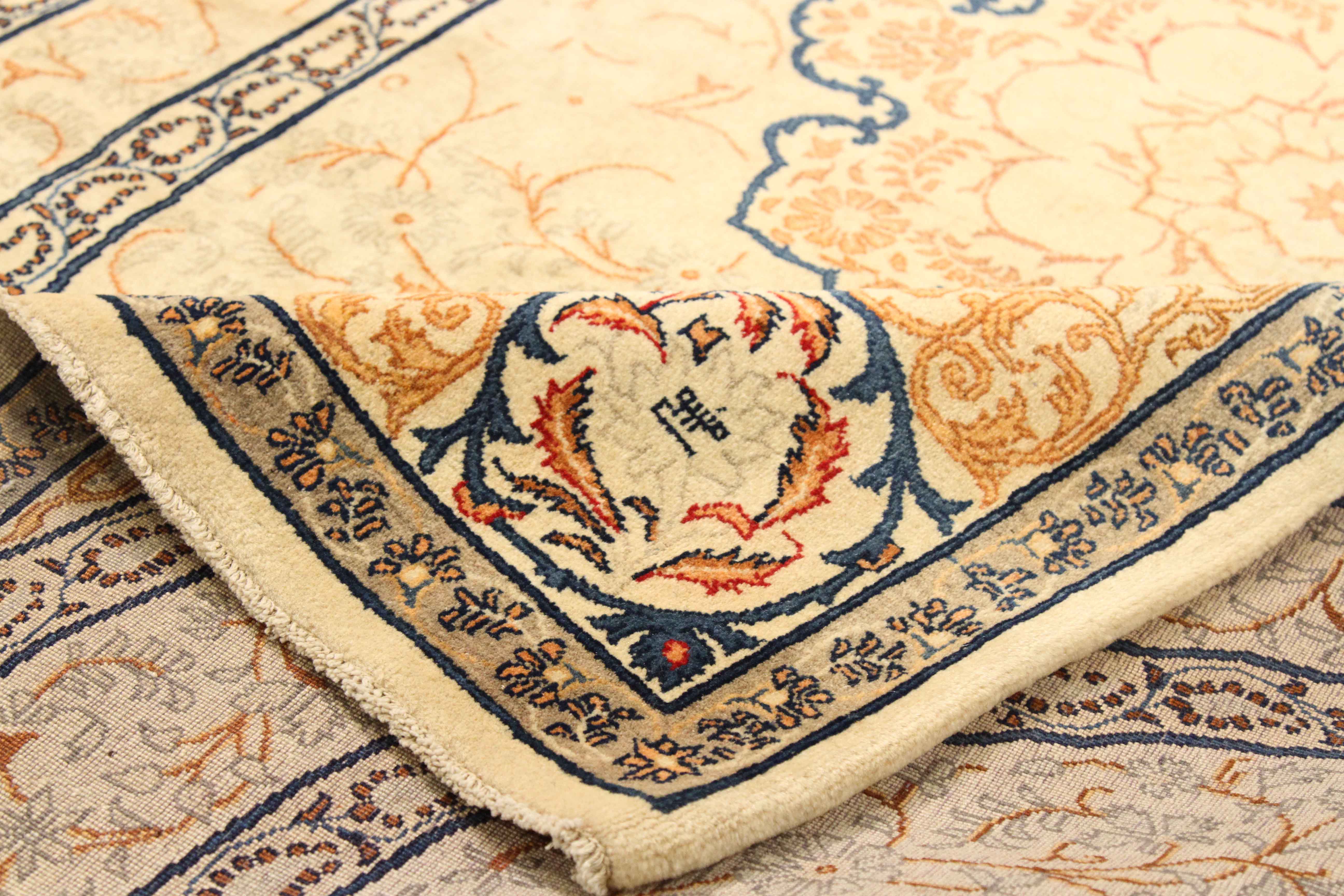 Thumbnail 4 for Antique Persian Kashan Transitional Rug 67155