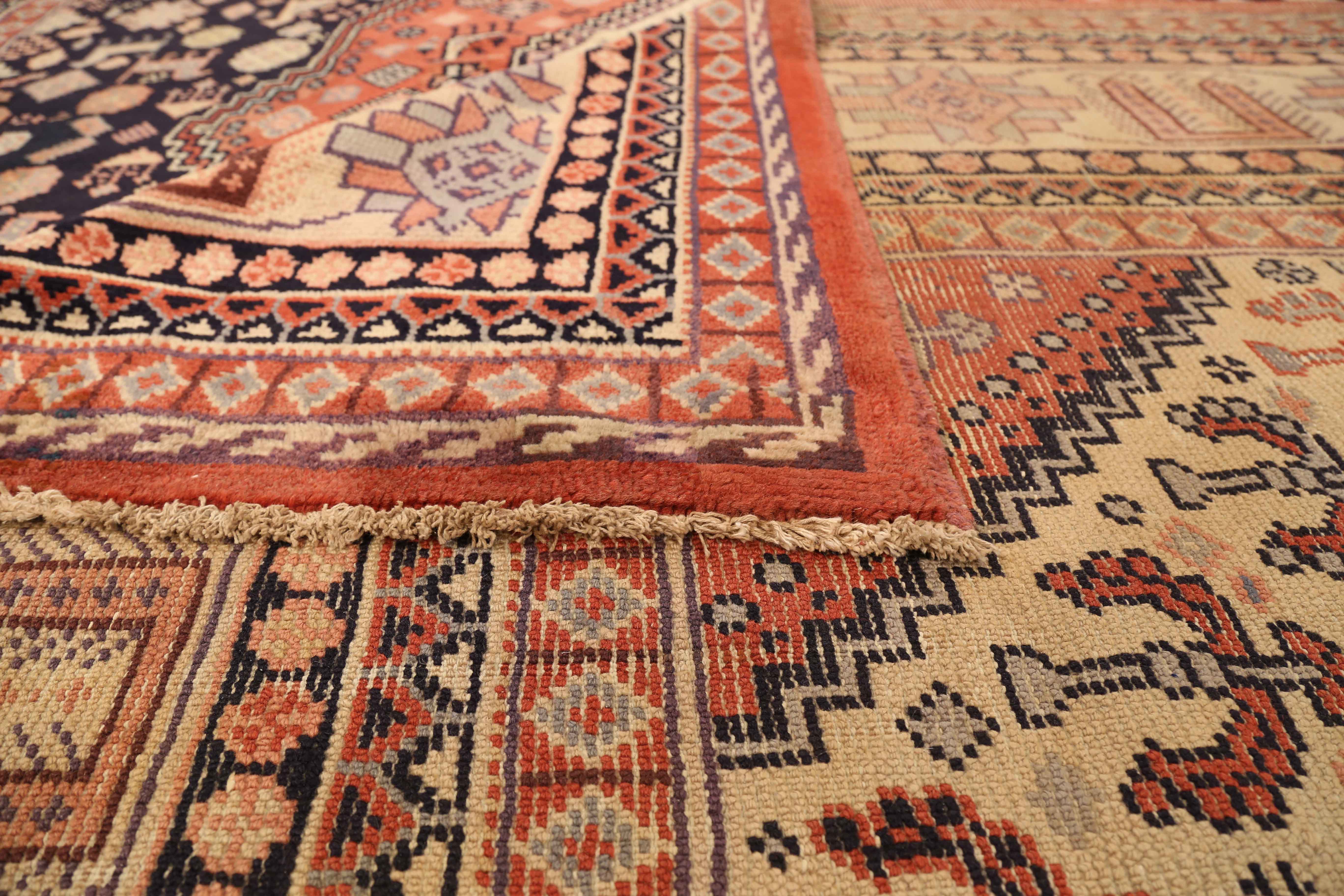 Thumbnail 6 for Antique Persian Meshkin Traditional Rug 72518