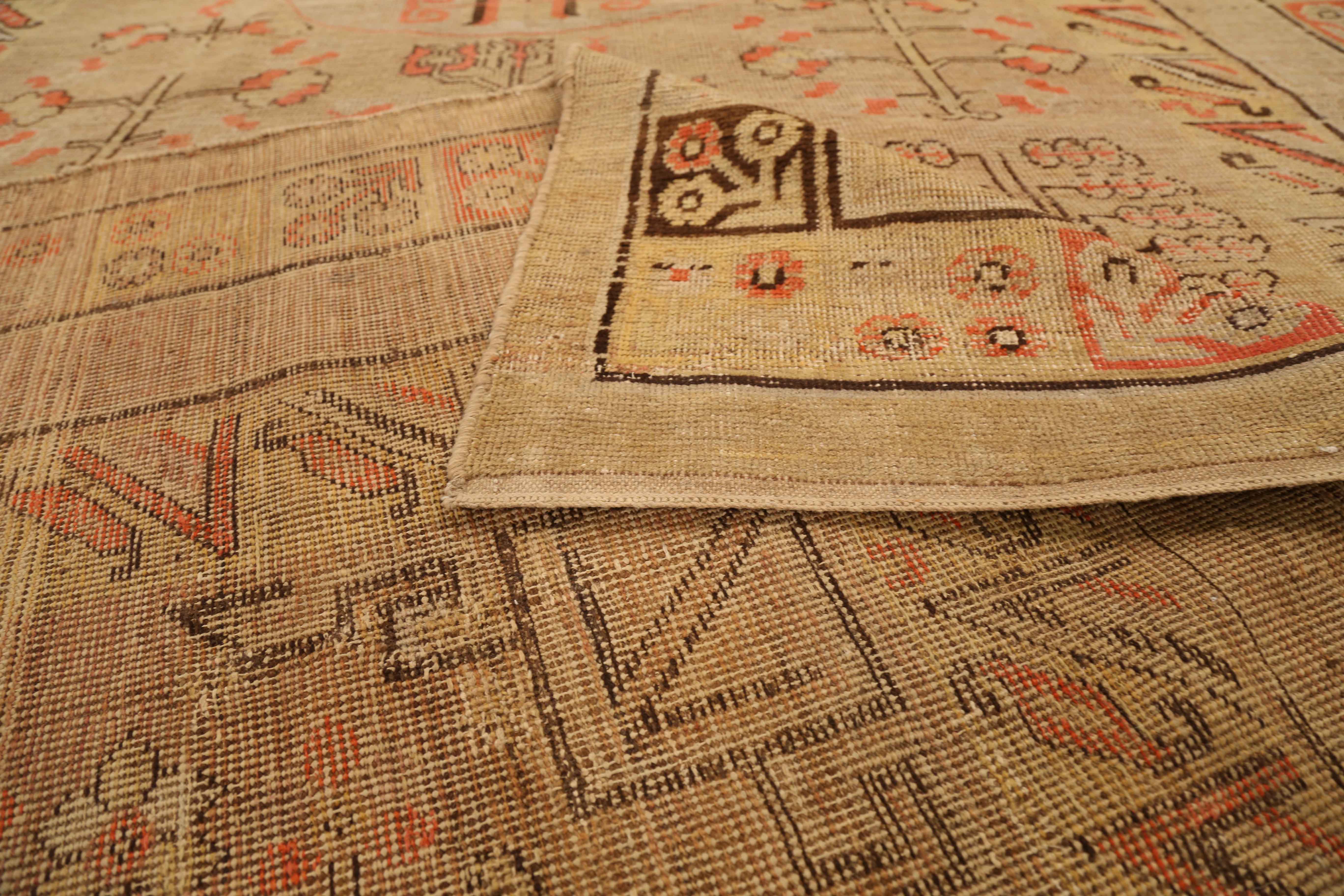 Thumbnail 2 for Antique Russia Khotan Transitional Rug 72524