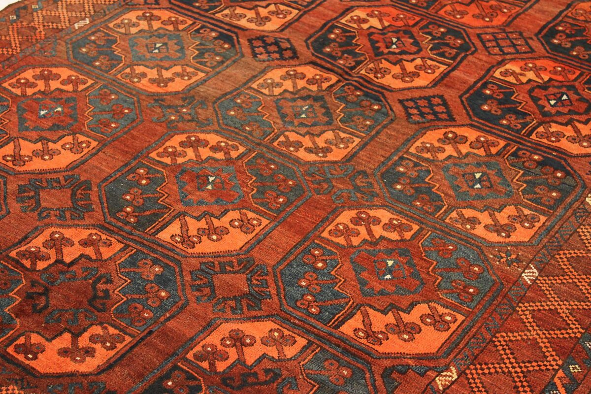 Thumbnail 14 for Antique Afghanistan Traditional Rug 72504