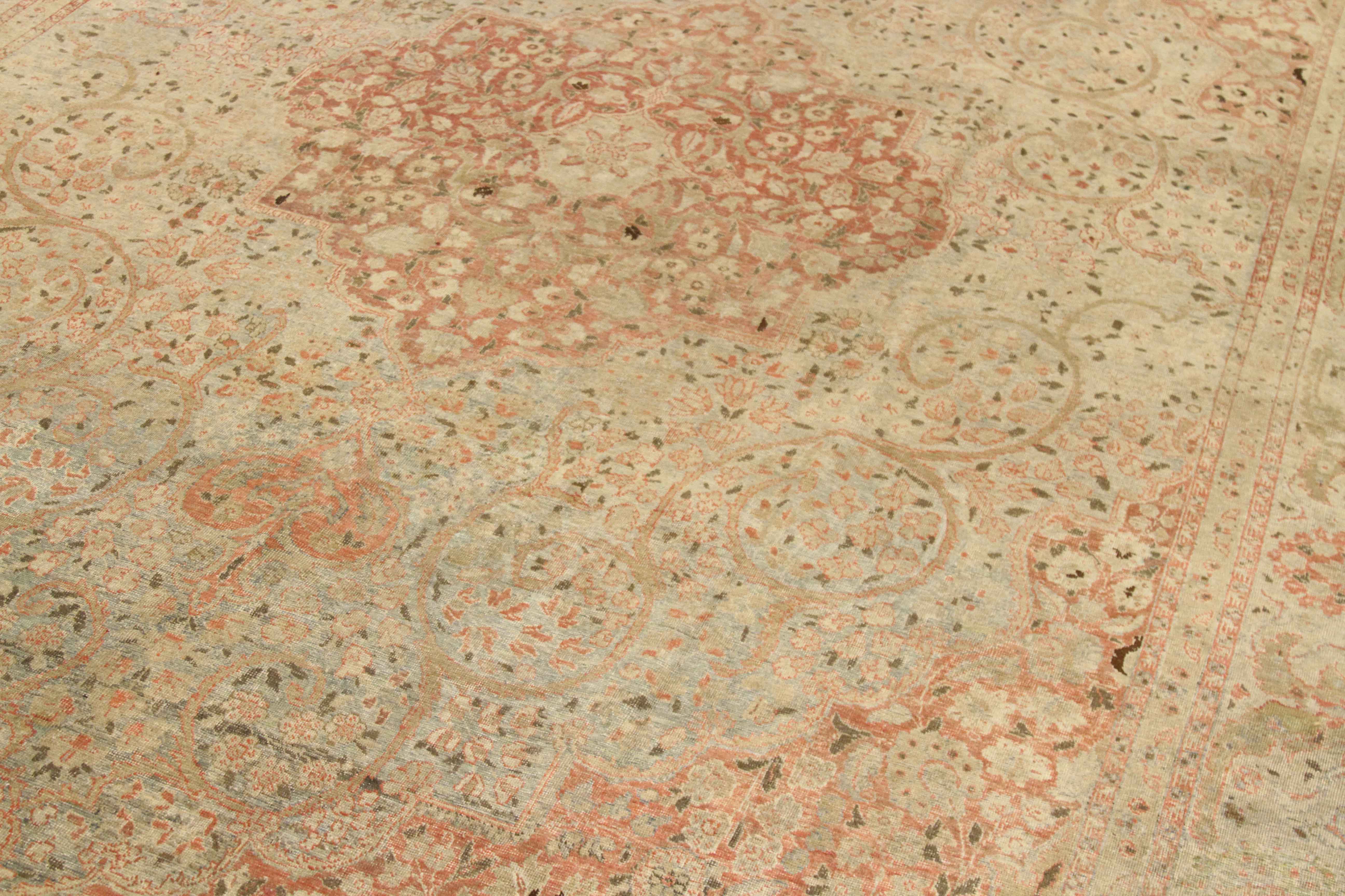 Thumbnail 4 for Antique Persian Tabriz Transitional Rug 67193