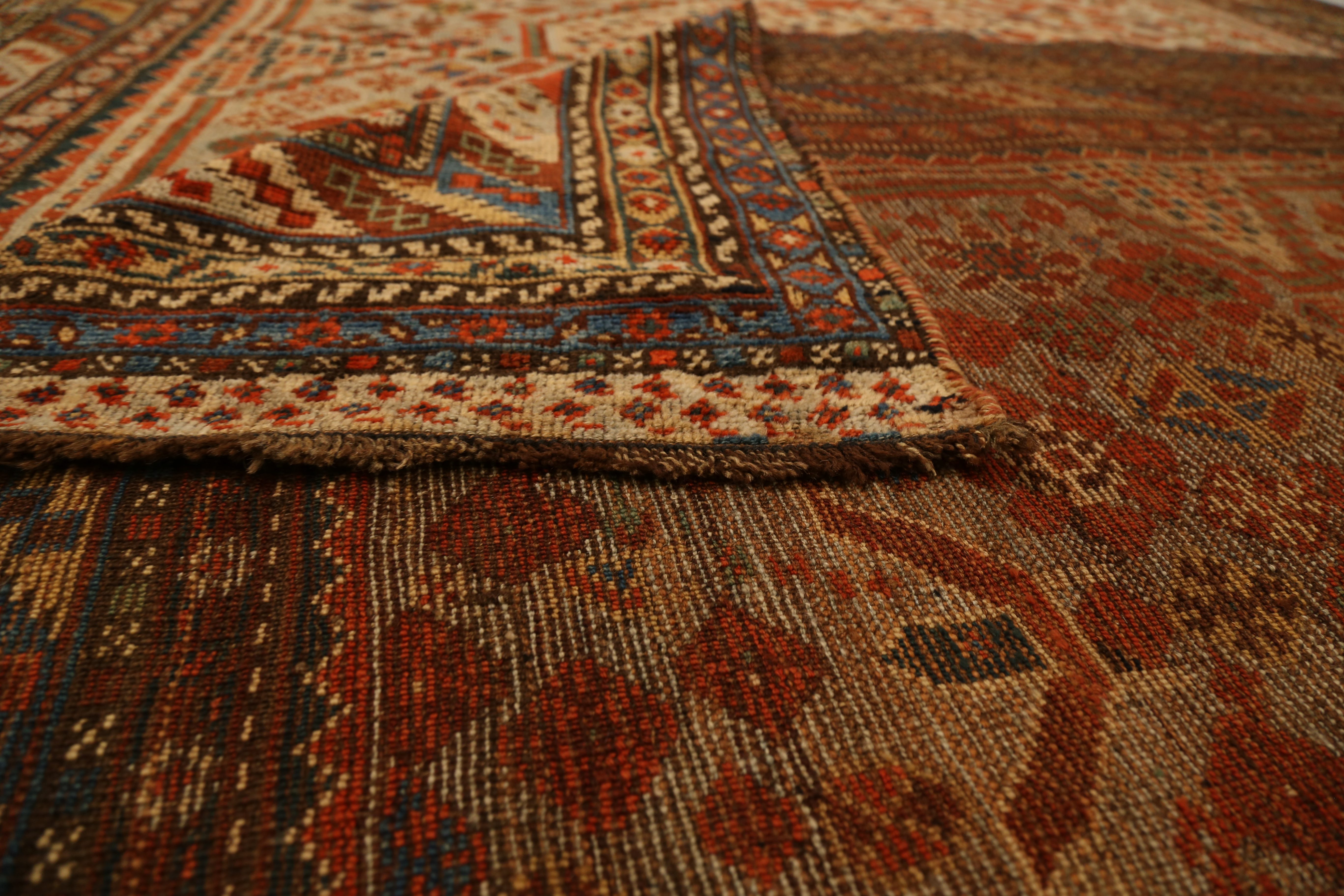 Thumbnail 2 for Antique Persian Shiraz Transitional Rug 11559