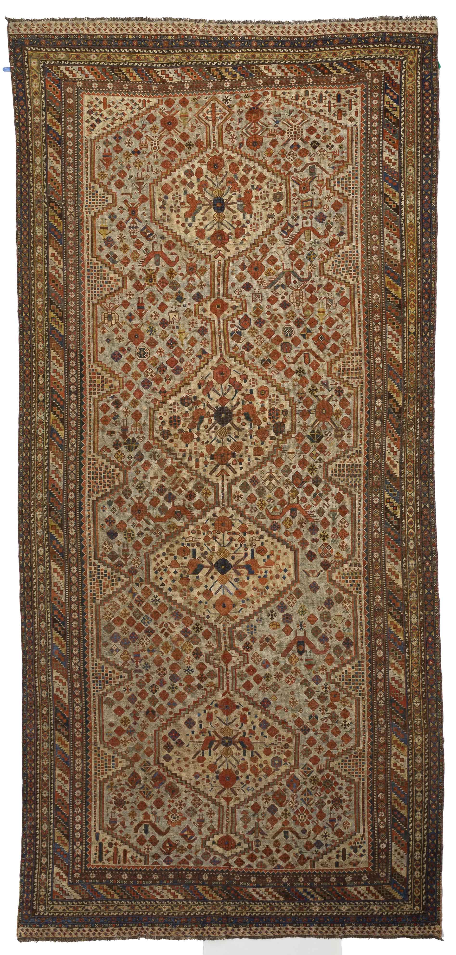 Thumbnail 11 for Antique Persian Shiraz Transitional Rug 11559