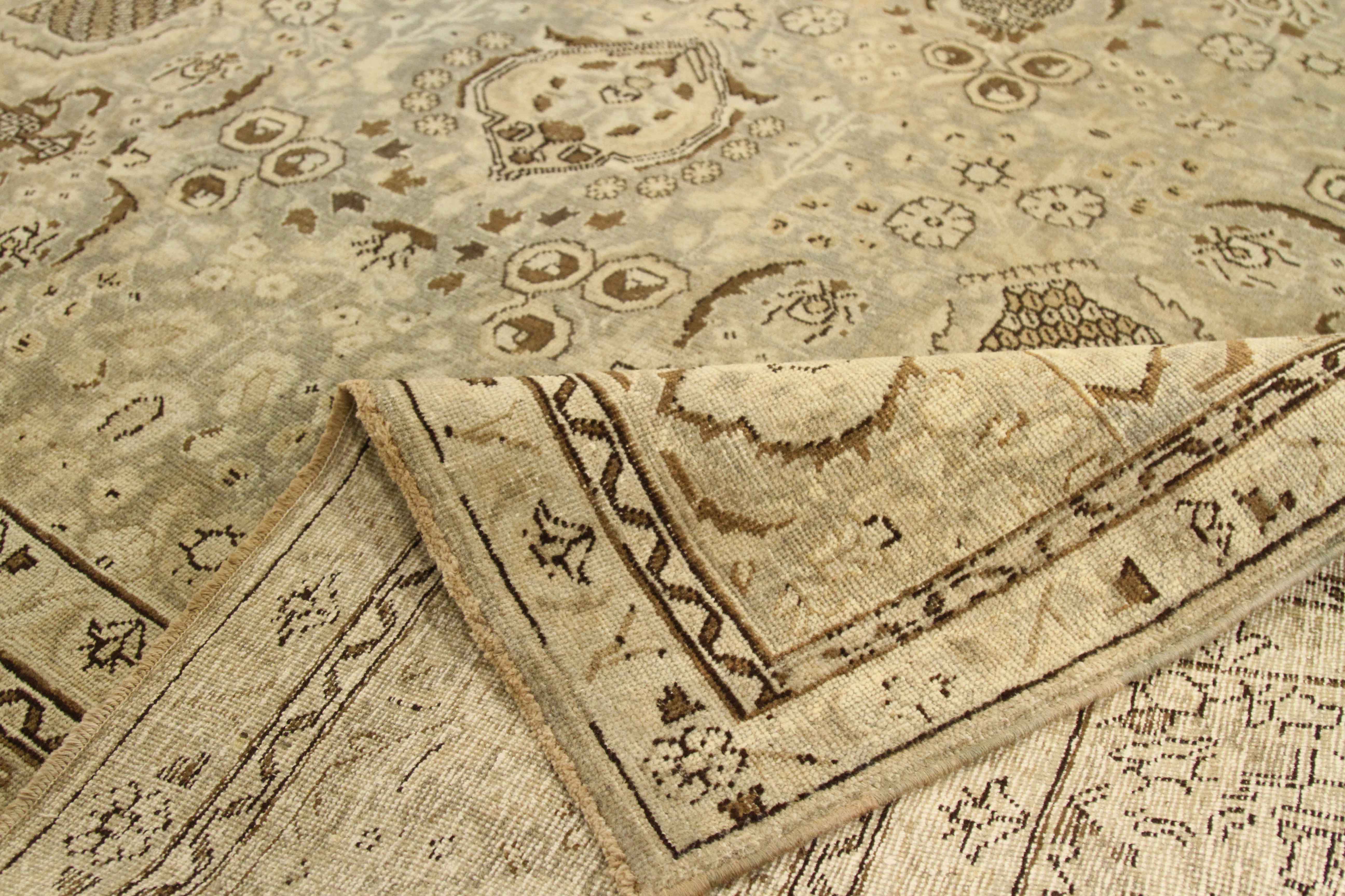 Thumbnail 6 for Antique Persian Tabriz Transitional Rug 67198