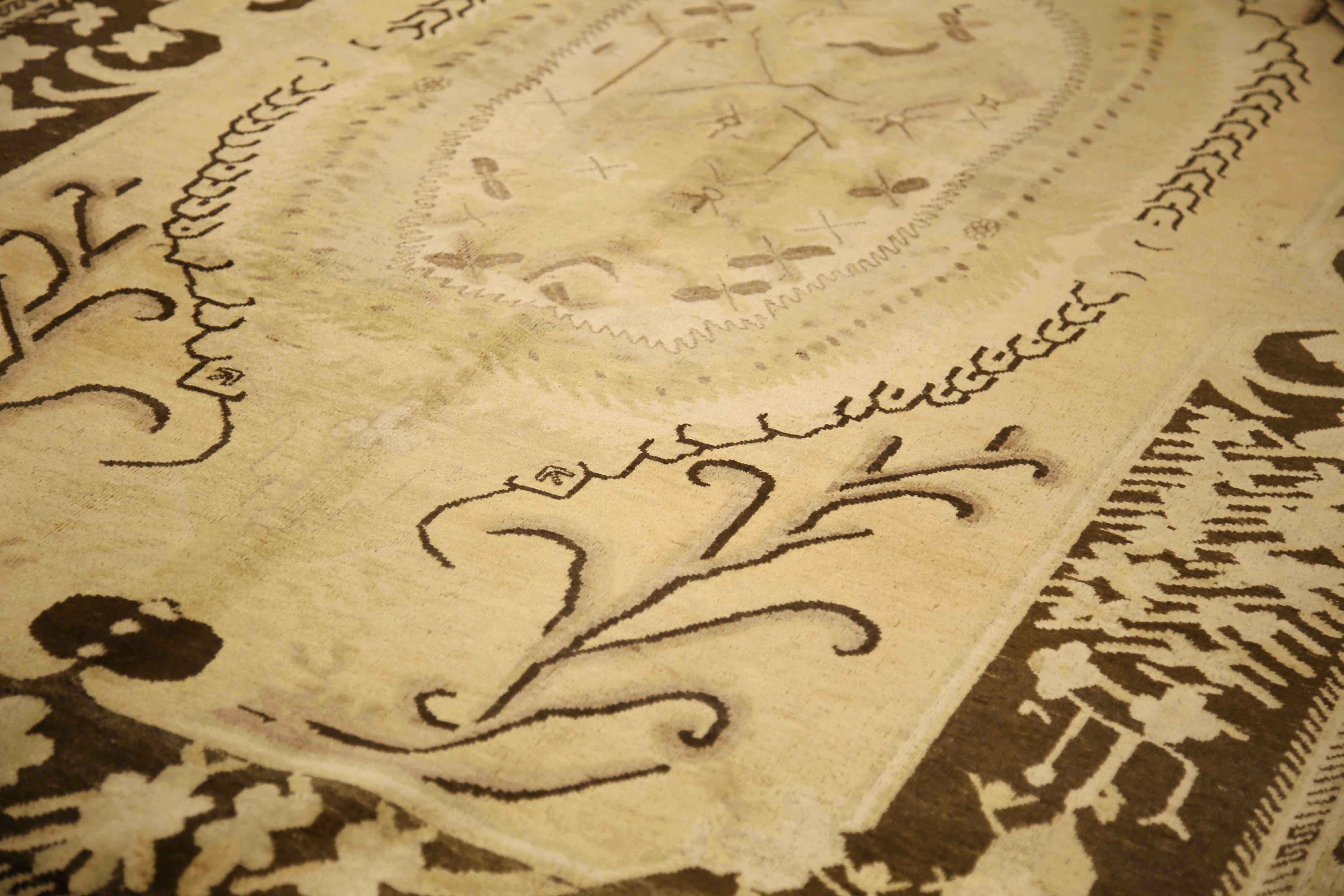 Thumbnail 7 for Antique Russia Khotan Transitional Rug 11706