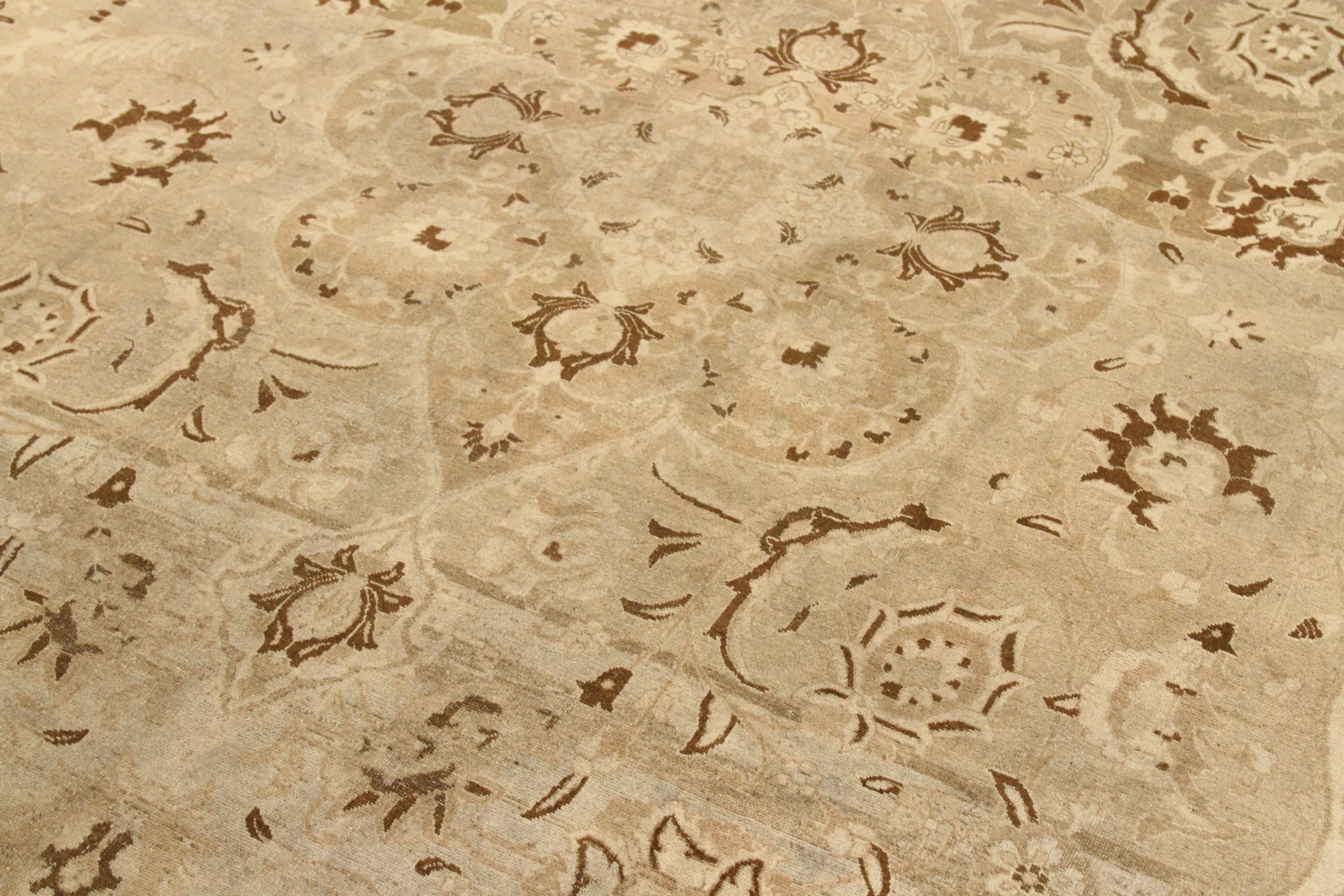 Thumbnail 4 for Antique Persian Tabriz Transitional Rug 67182