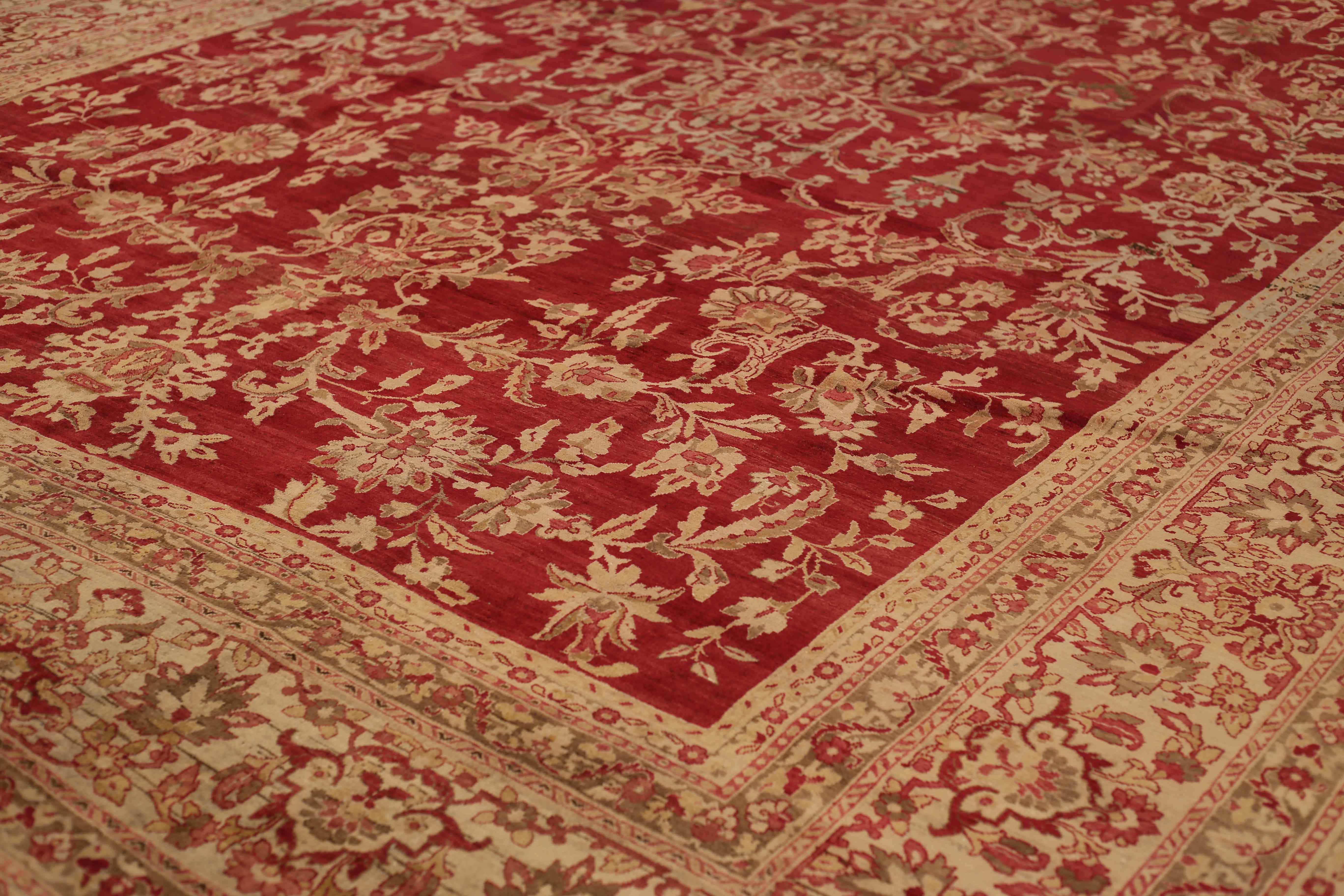 Thumbnail 6 for Antique Persian Yazd Traditional Rug 11712