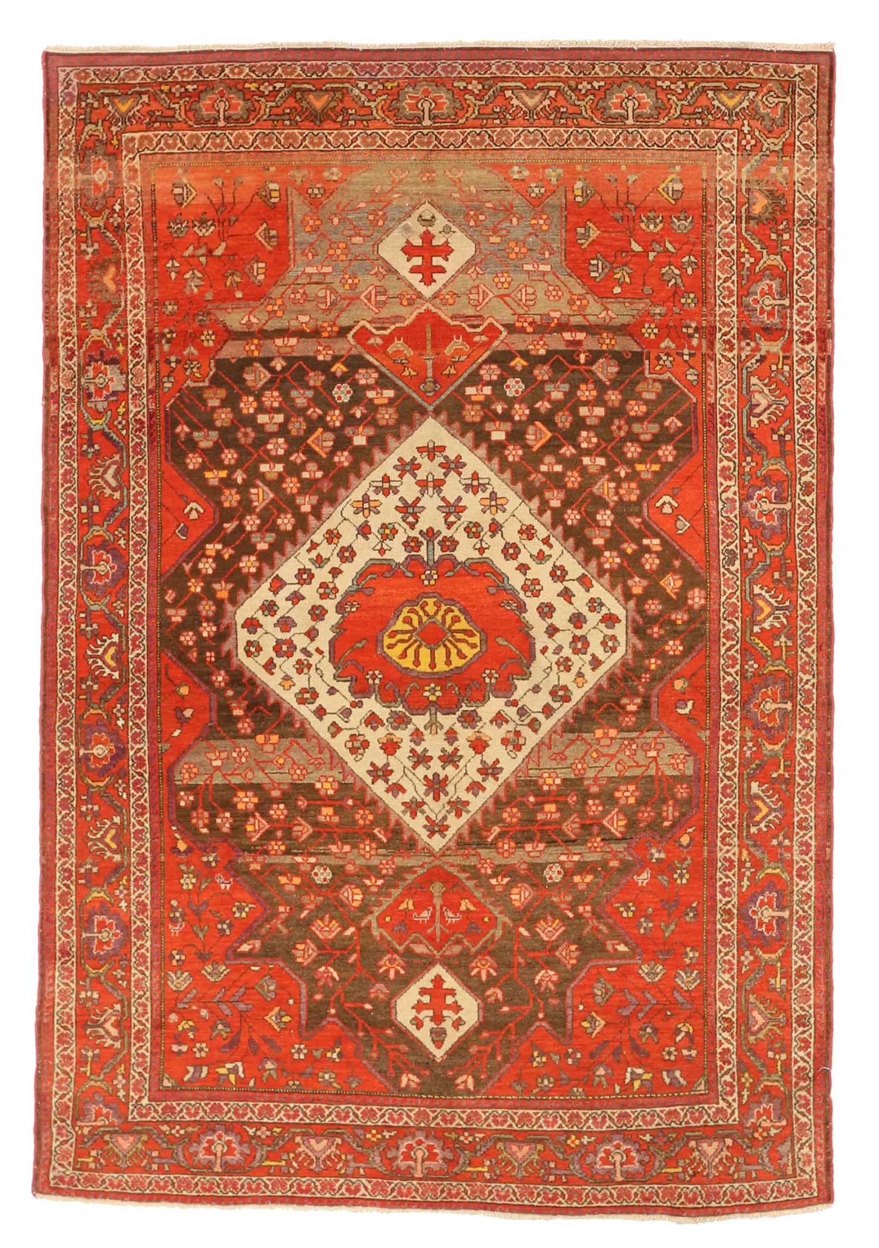 Thumbnail 3 for Antique Persian Malayer Transitional Rug 11717
