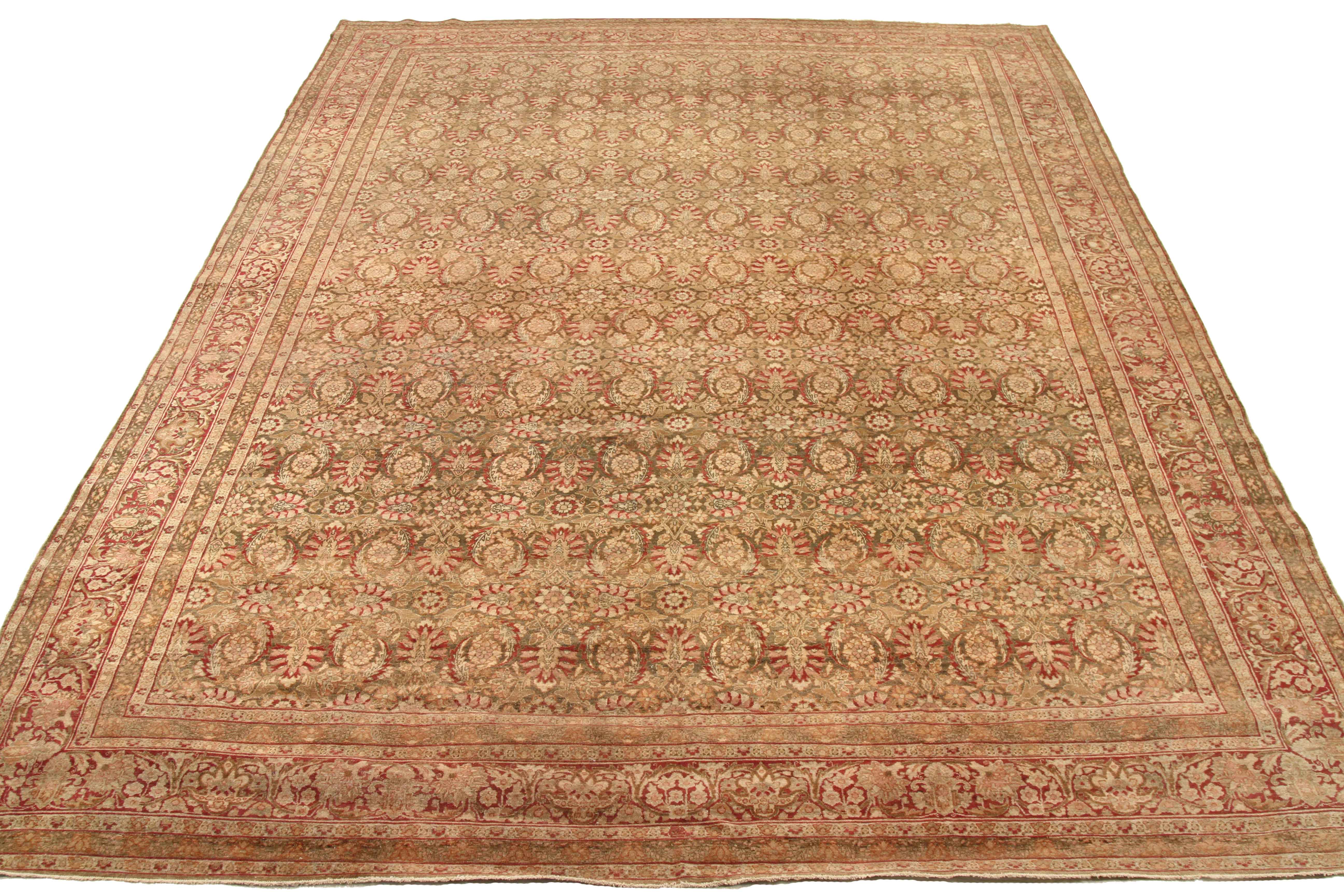 Thumbnail 3 for Antique Persian Yazd Transitional Rug 11721