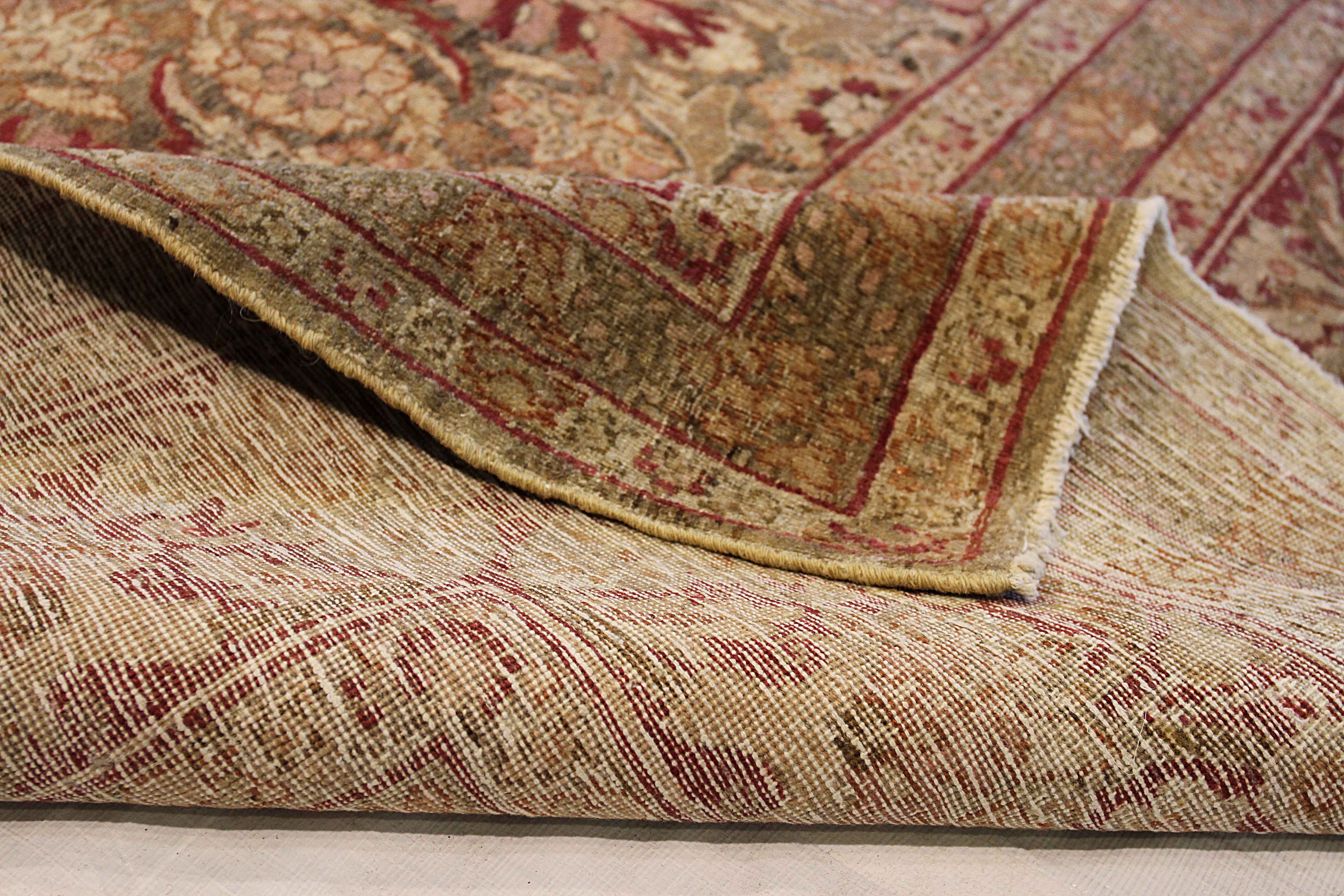 Thumbnail 9 for Antique Persian Yazd Transitional Rug 11721