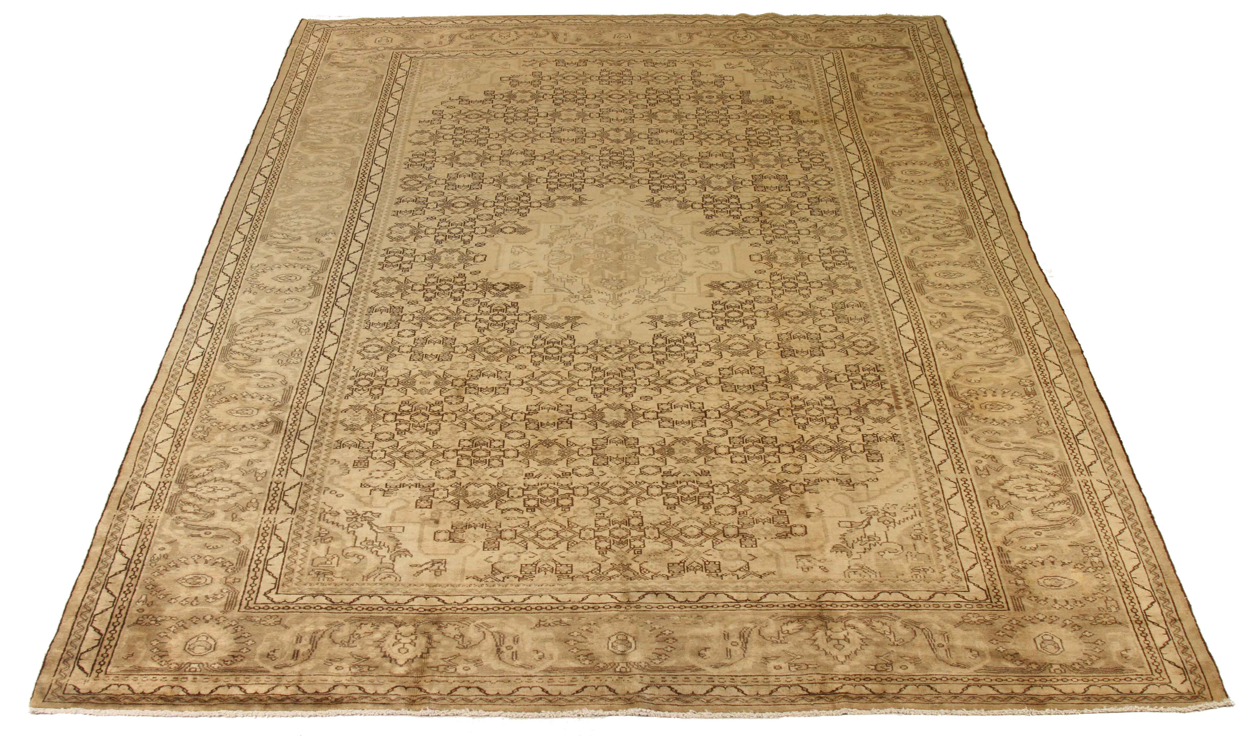 Thumbnail 14 for Antique Persian Malayer Transitional Rug 11788