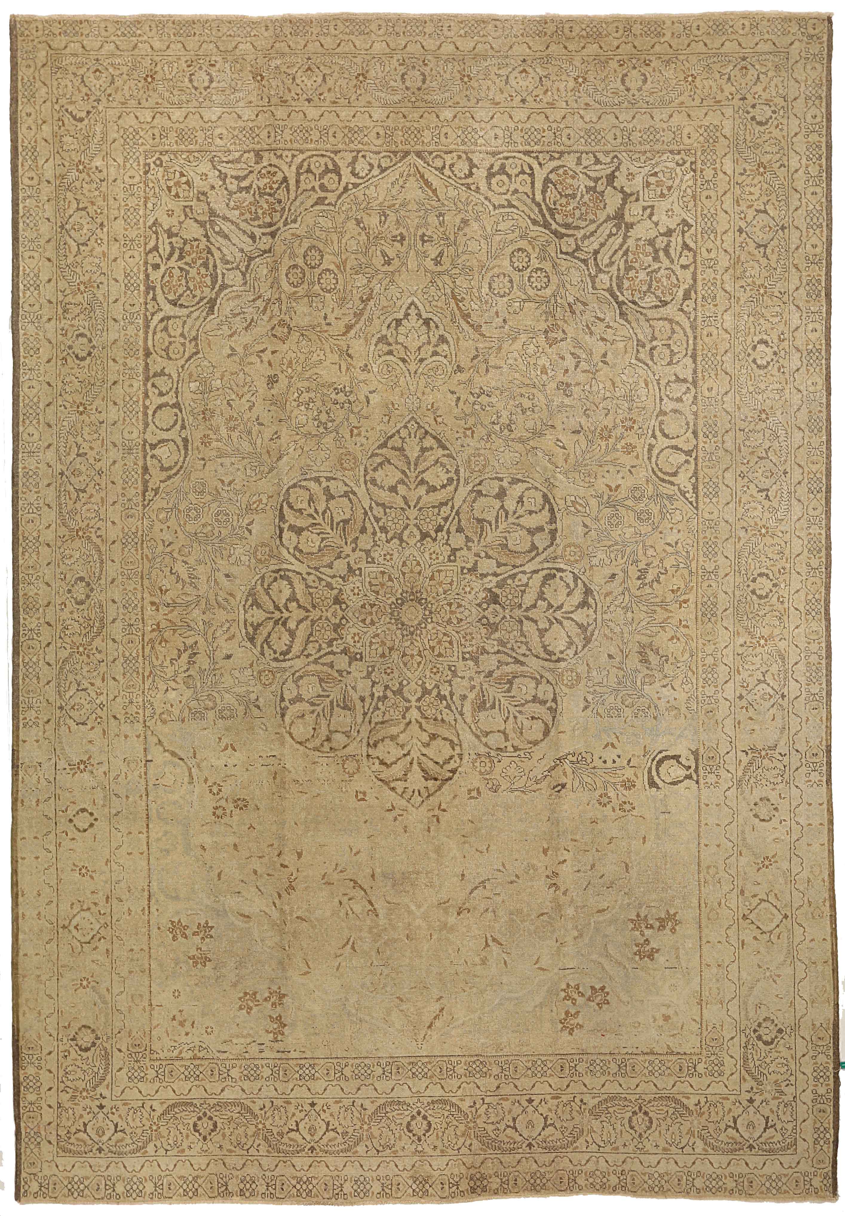 Thumbnail 14 for Antique Persian Tabriz Transitional Rug 11723