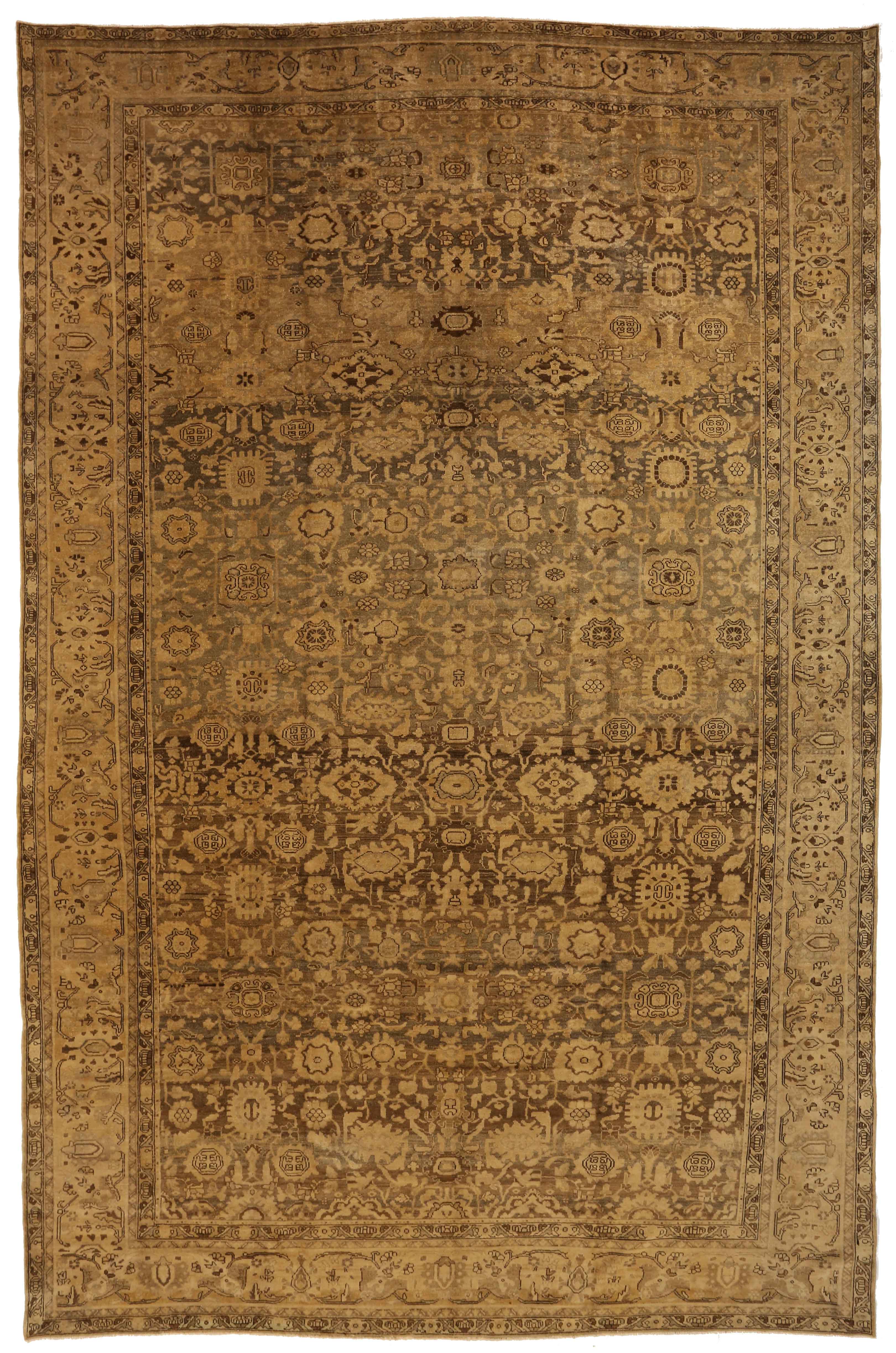 Thumbnail 3 for Antique Persian Malayer Transitional Rug 11789