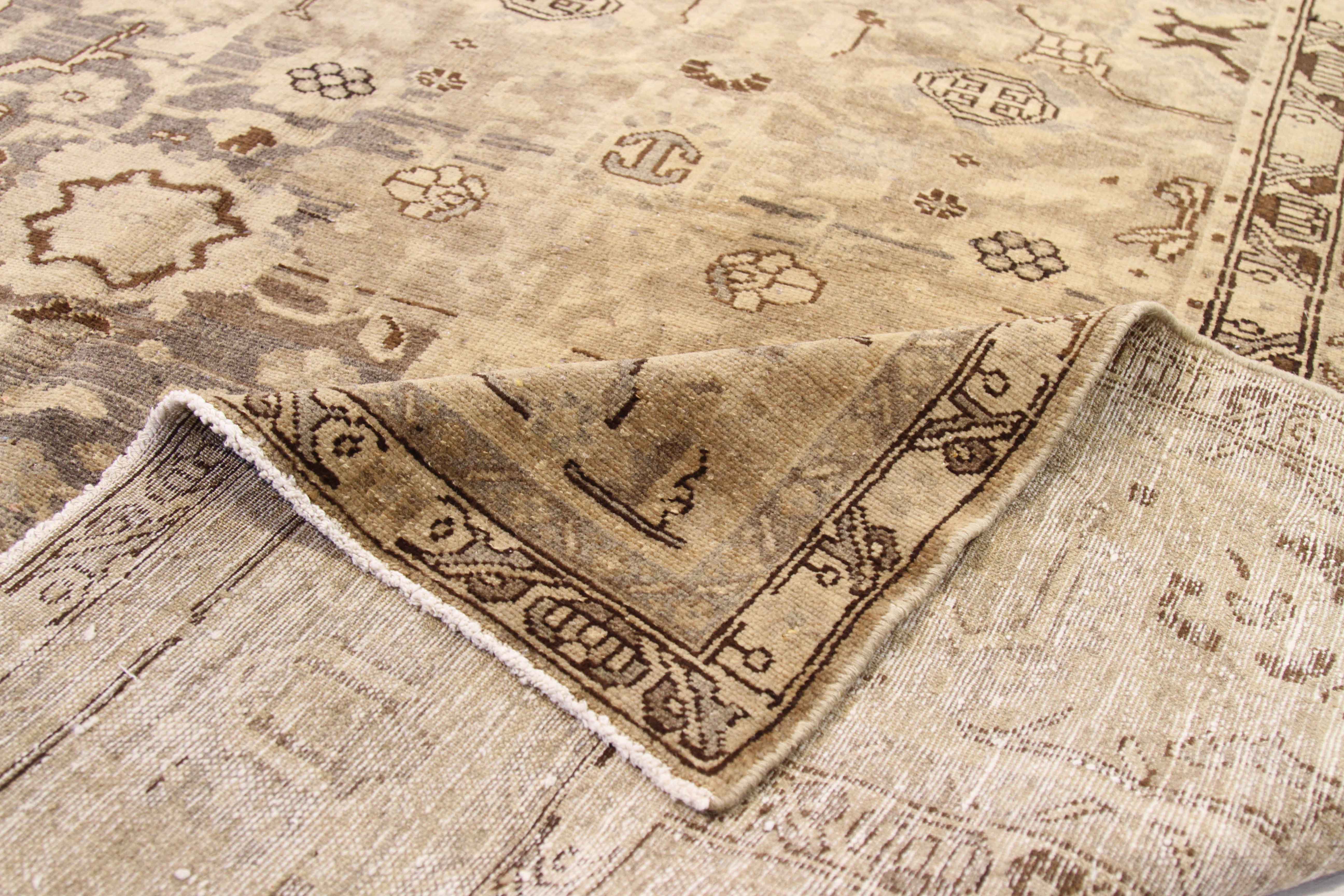 Thumbnail 5 for Antique Persian Malayer Transitional Rug 11789