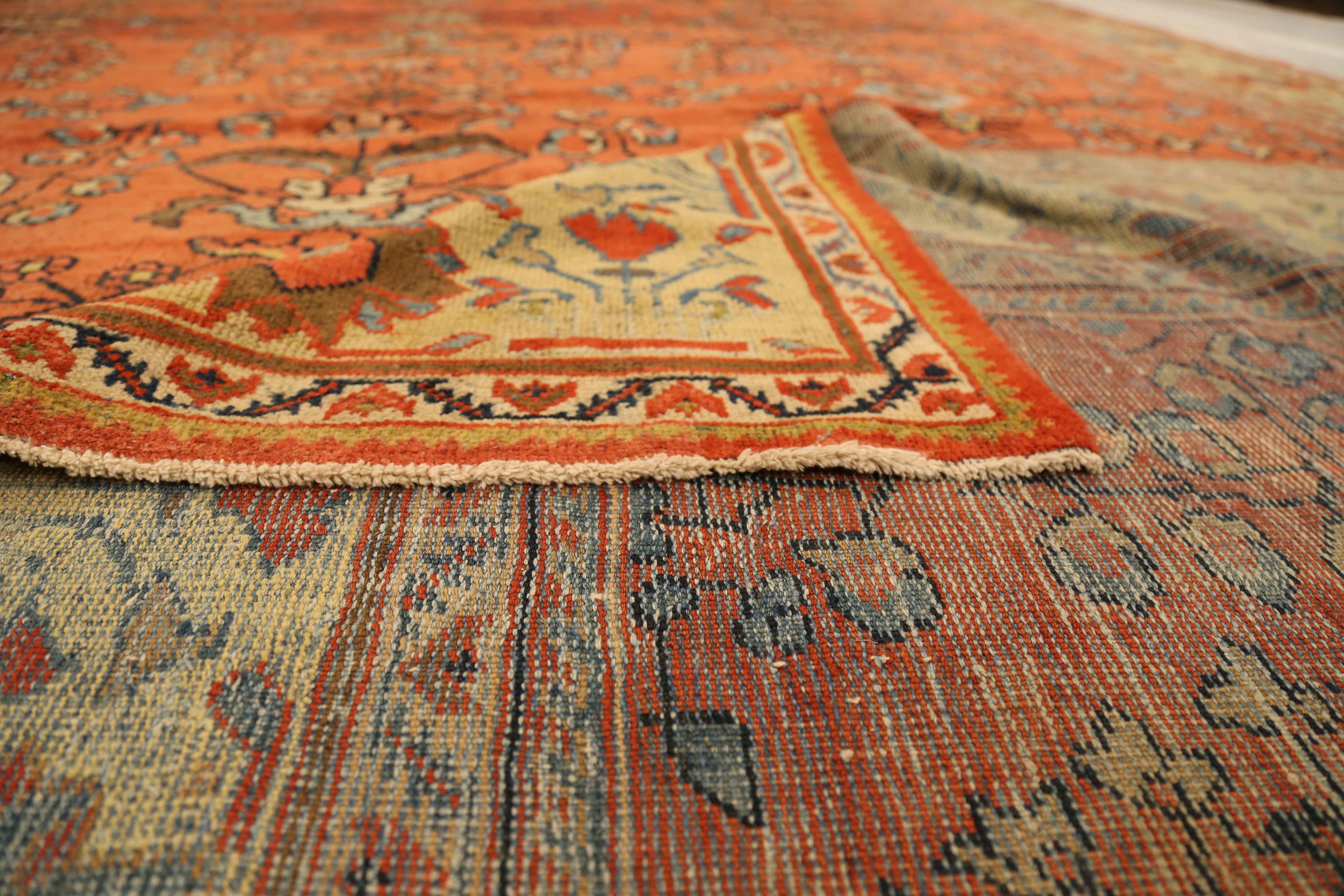 Thumbnail 11 for Antique Persian Mahal Transitional Rug 12076