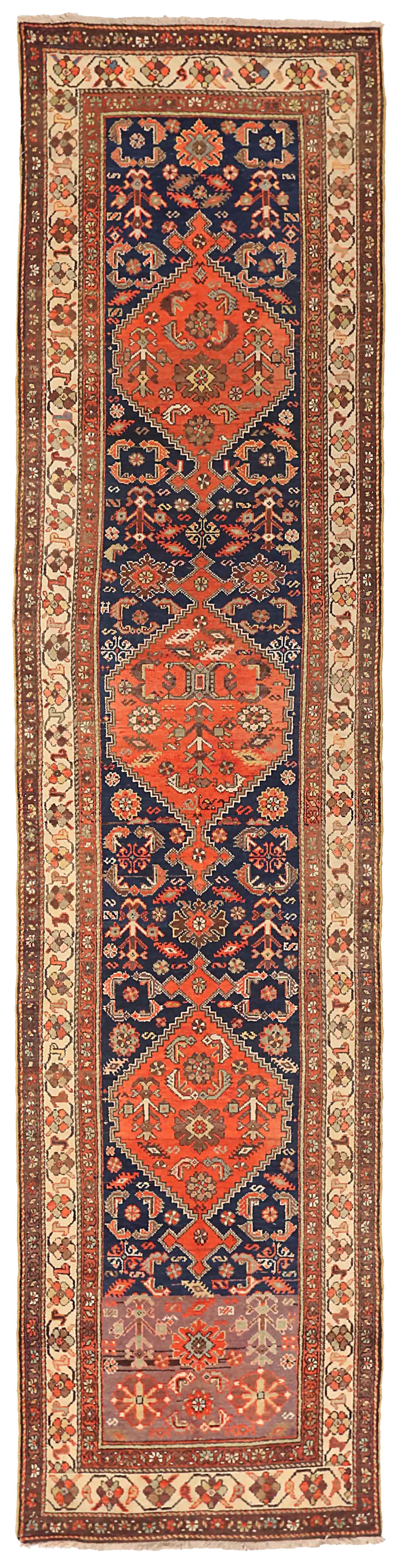 Thumbnail 4 for Antique Persian Malayer Traditional Rug 72583