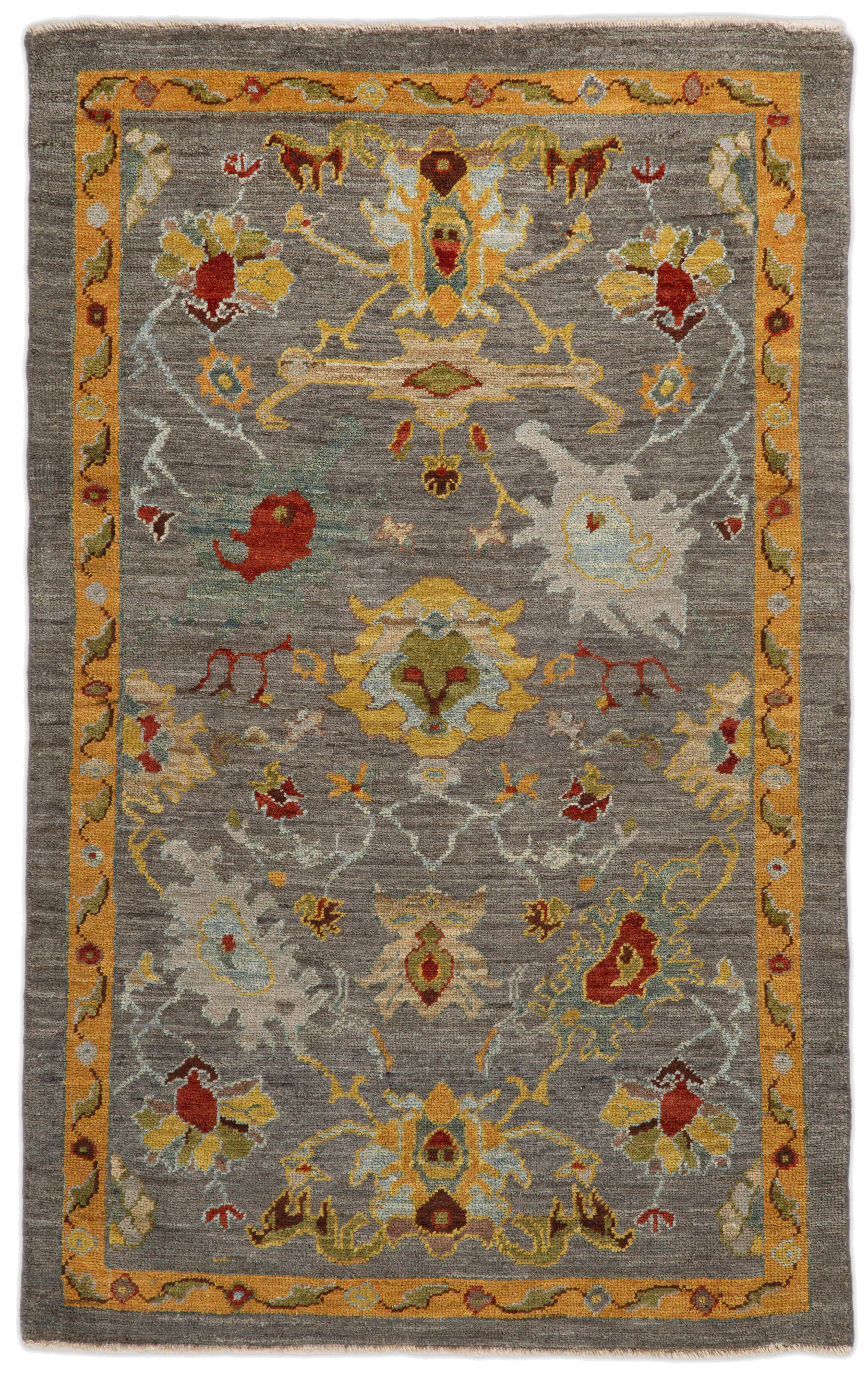 Thumbnail 4 for Turkey Sultanabad Tribal Rug 88590