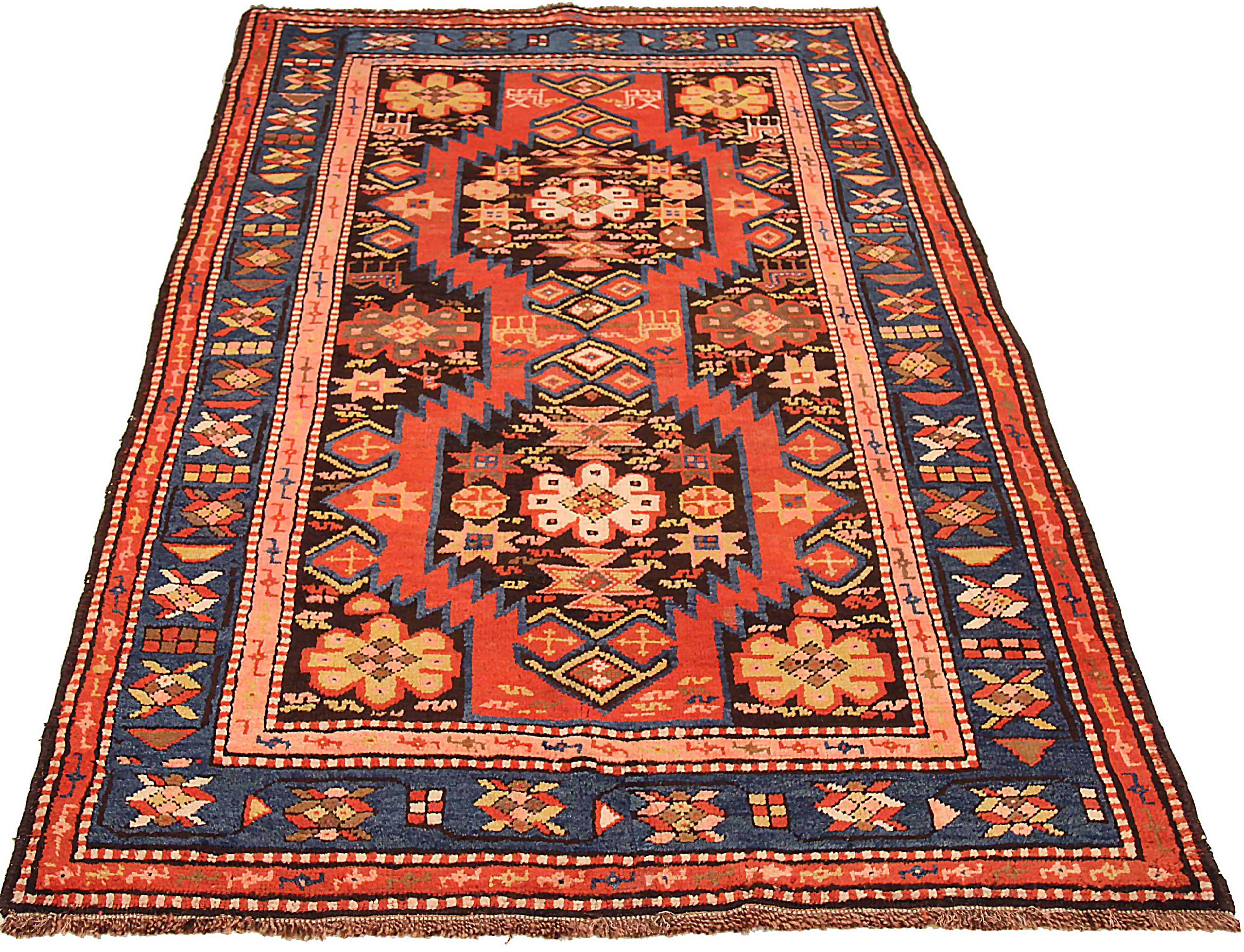 Thumbnail 5 for Antique Russia Karabagh Transitional Rug 72560