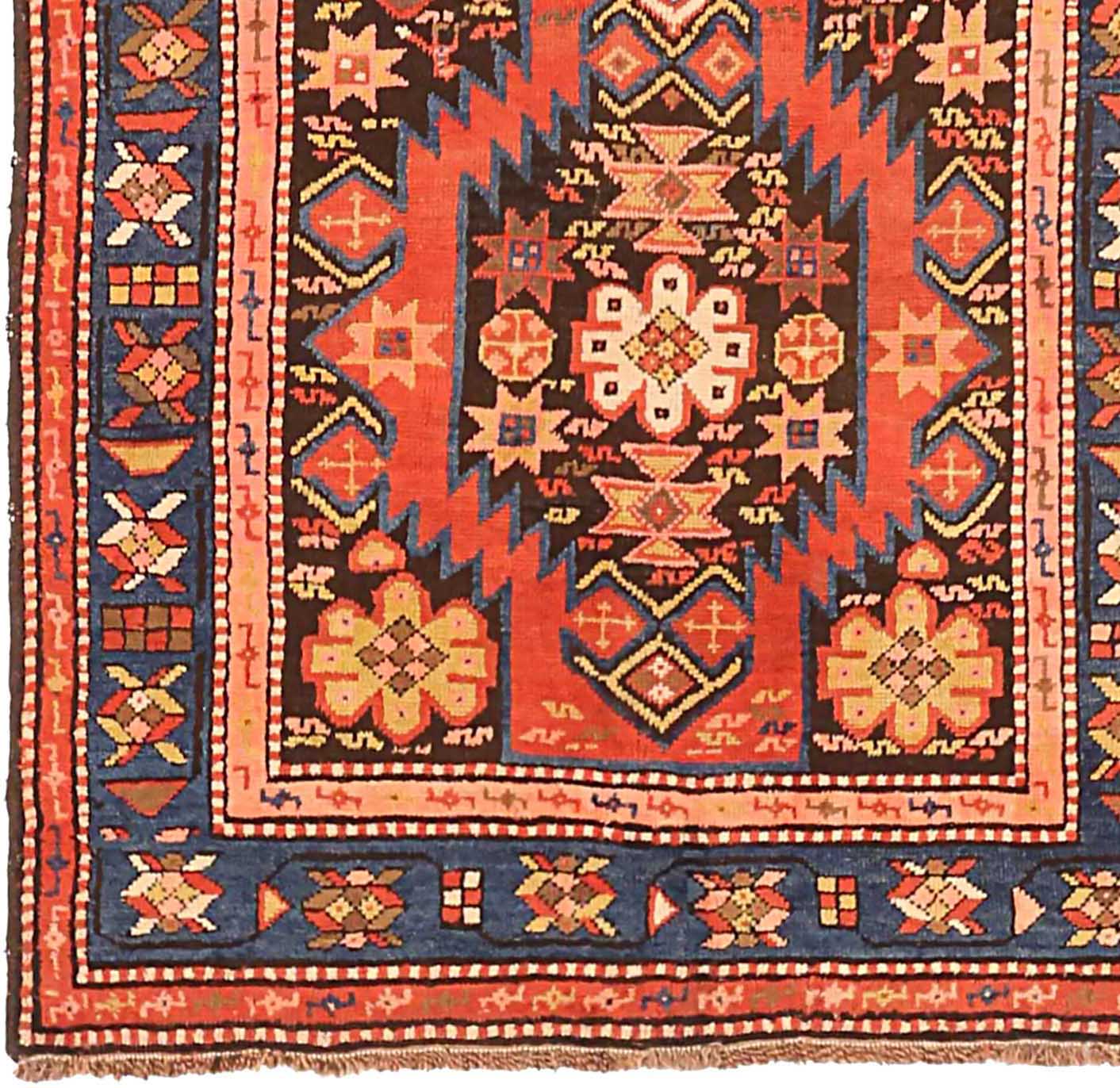 Thumbnail 15 for Antique Russia Karabagh Transitional Rug 72560