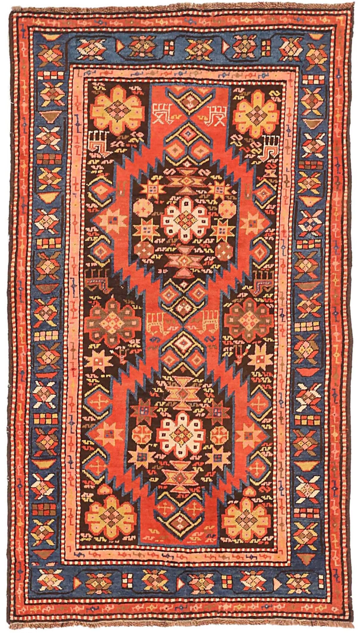 Thumbnail 8 for Antique Russia Karabagh Transitional Rug 72560
