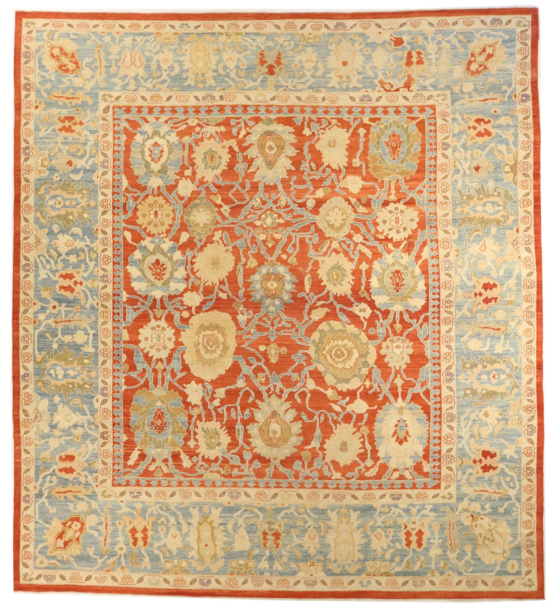 Thumbnail 2 for Persian Oushak Traditional Rug 67675