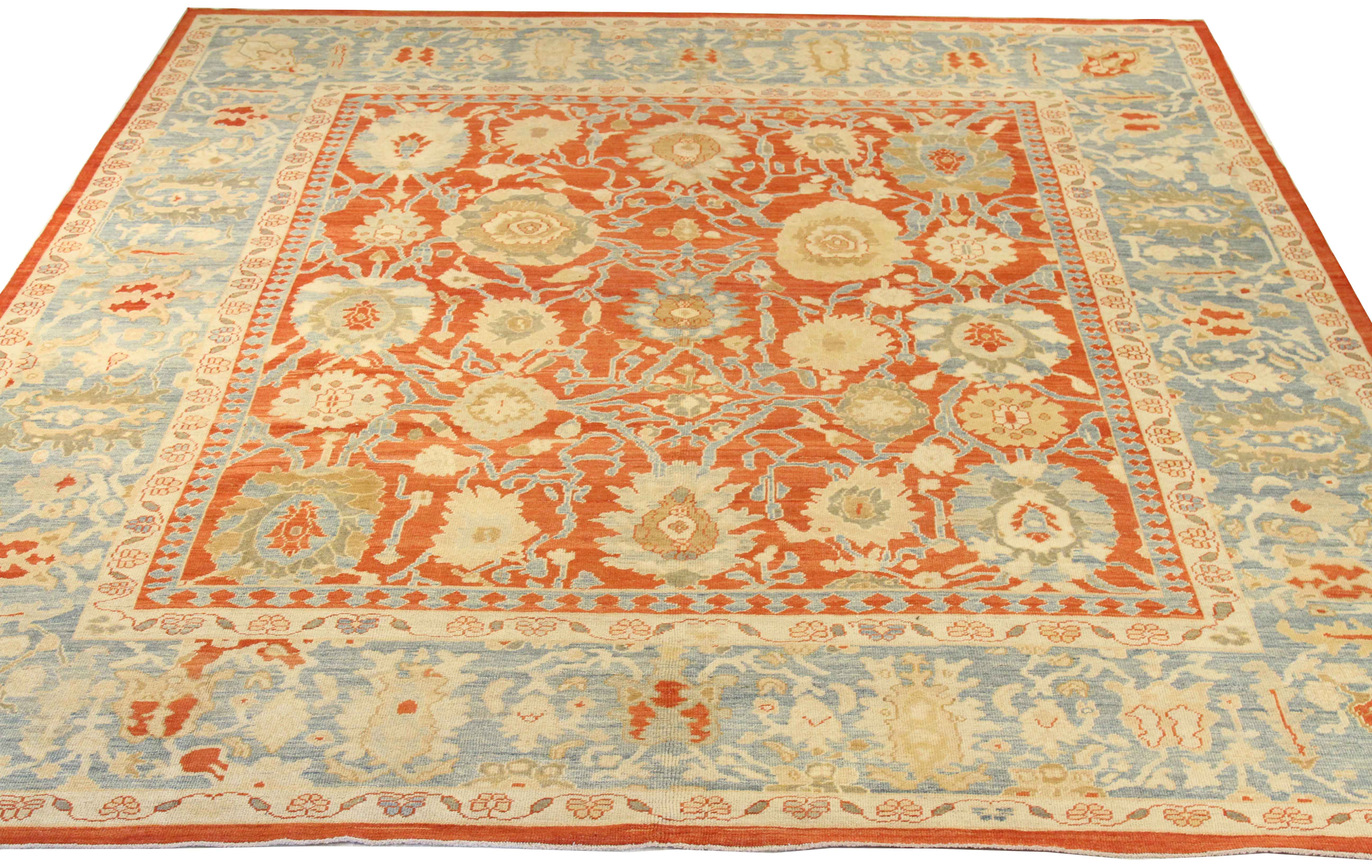 Thumbnail 9 for Persian Oushak Traditional Rug 67675