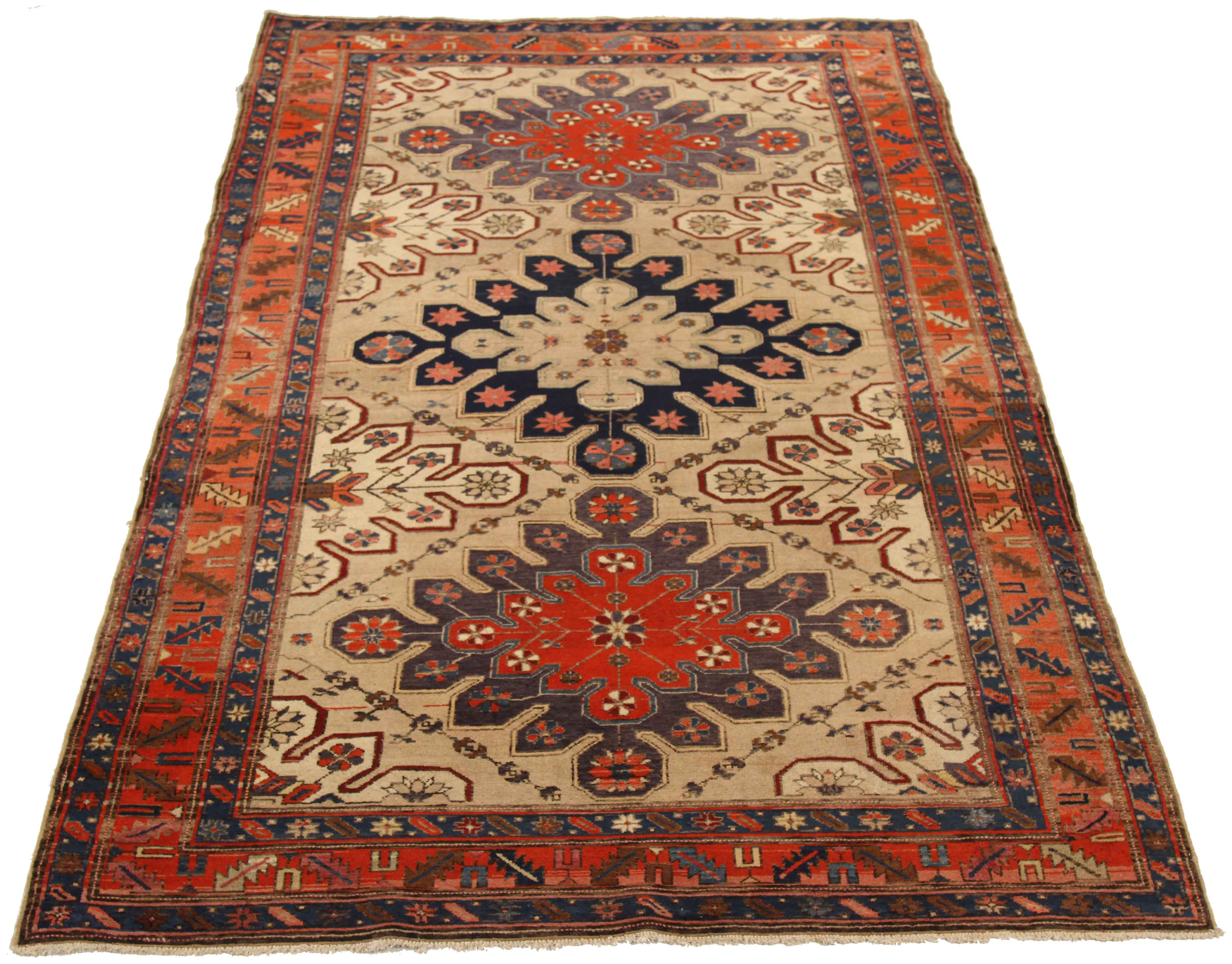 Thumbnail 7 for Antique Russia Traditional Rug 72562