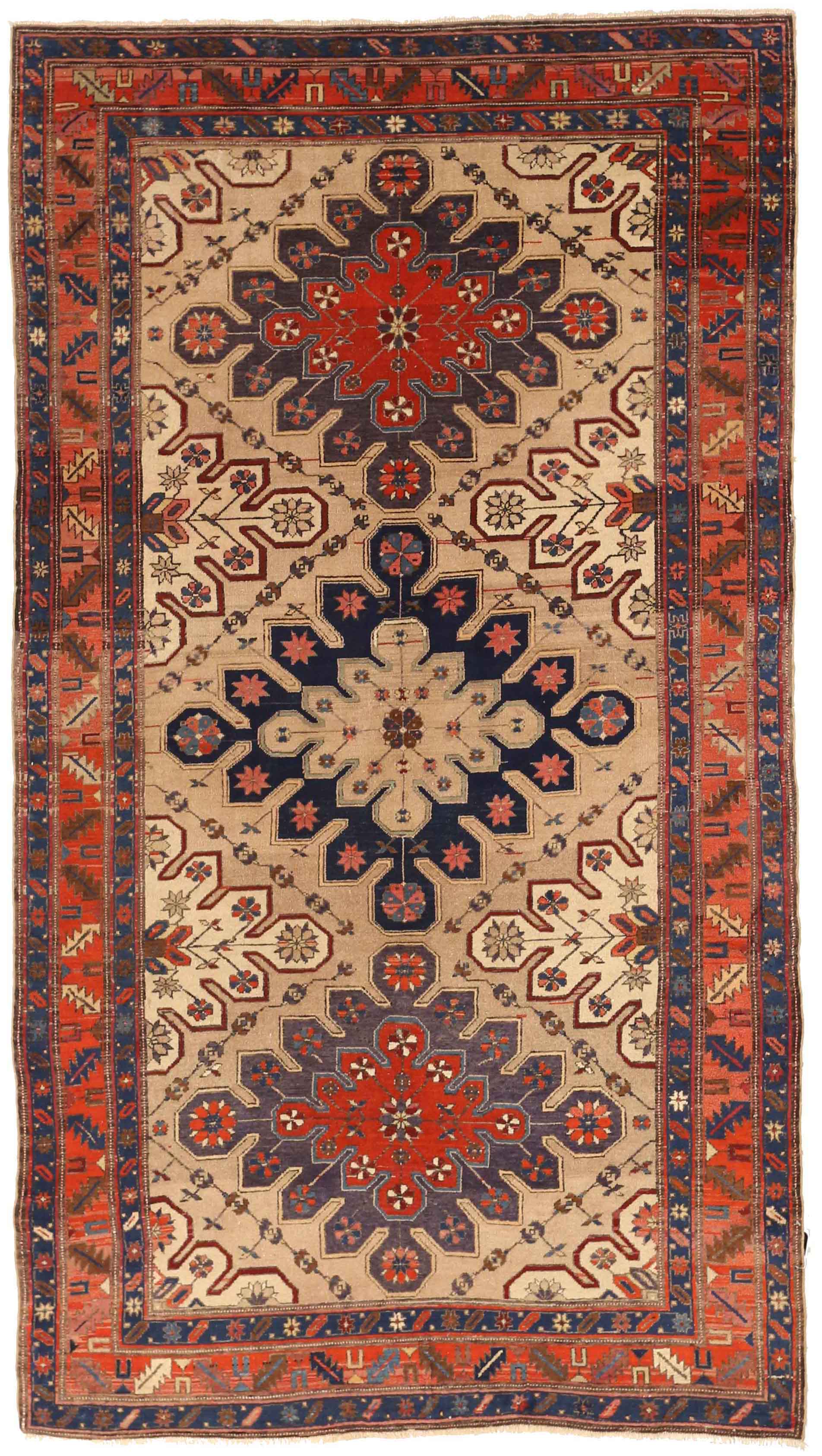 Thumbnail 9 for Antique Russia Traditional Rug 72562