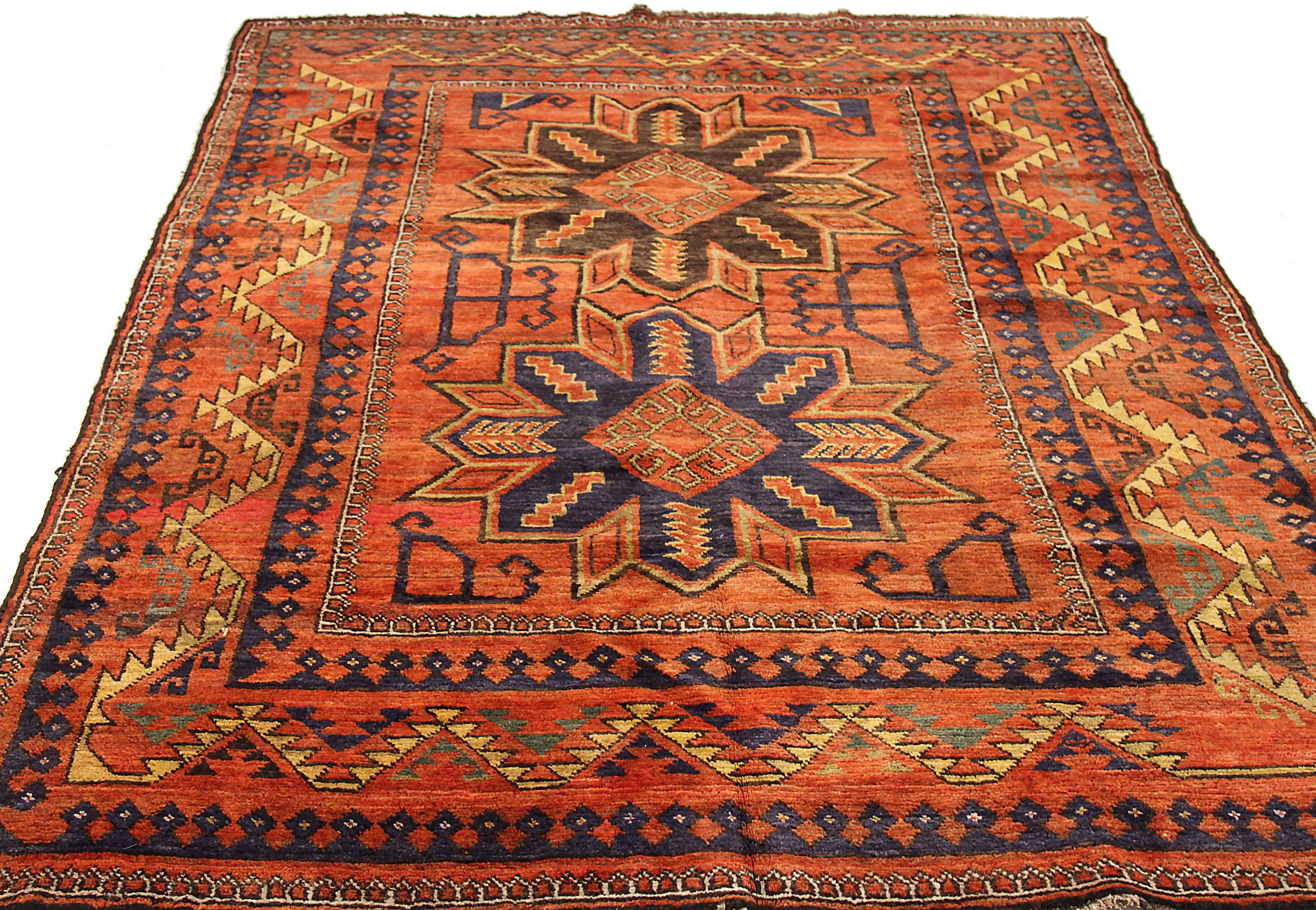 Thumbnail 2 for Antique Russia Traditional Rug 72568