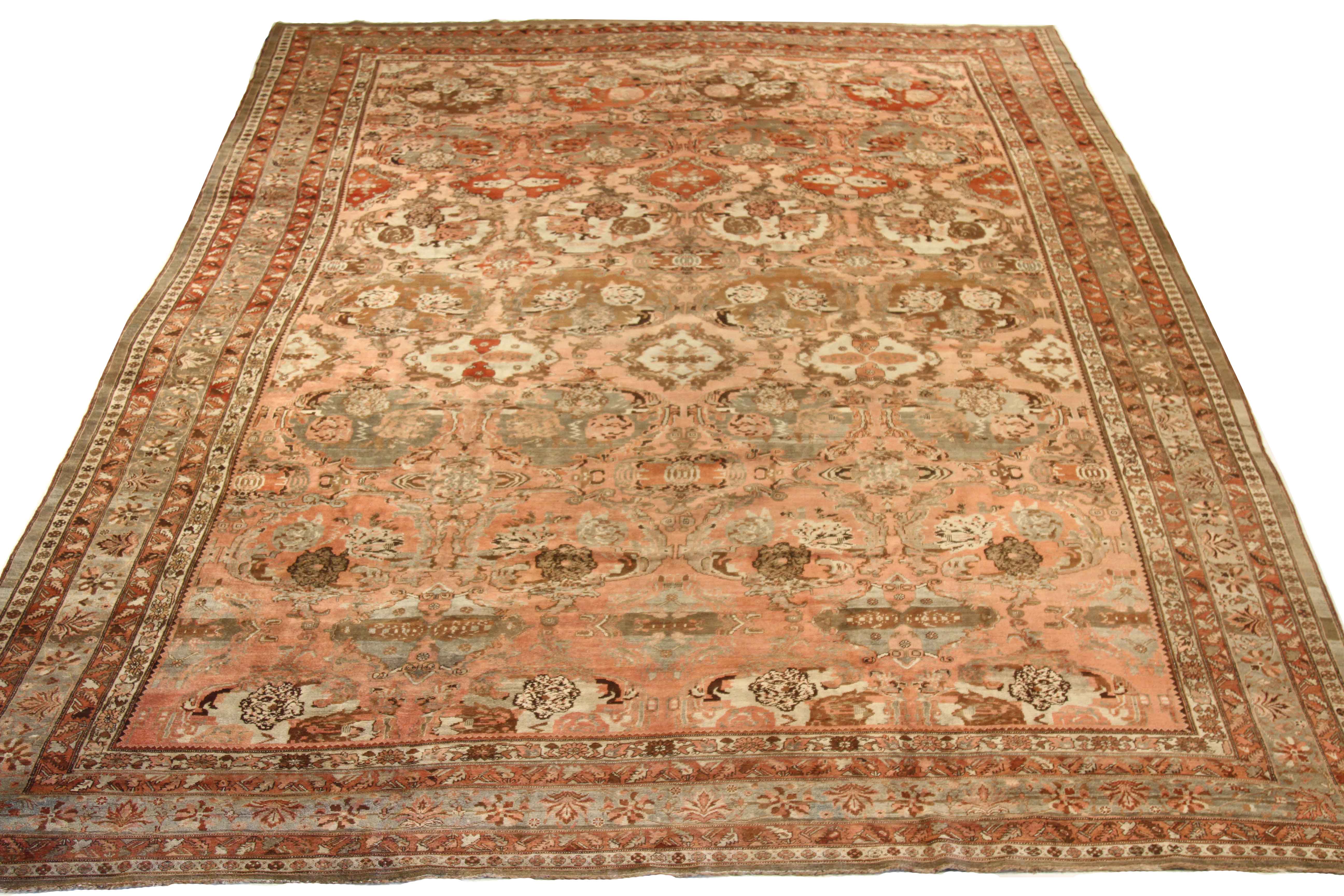 Thumbnail 15 for Antique Persian Bijar Transitional Rug 11735