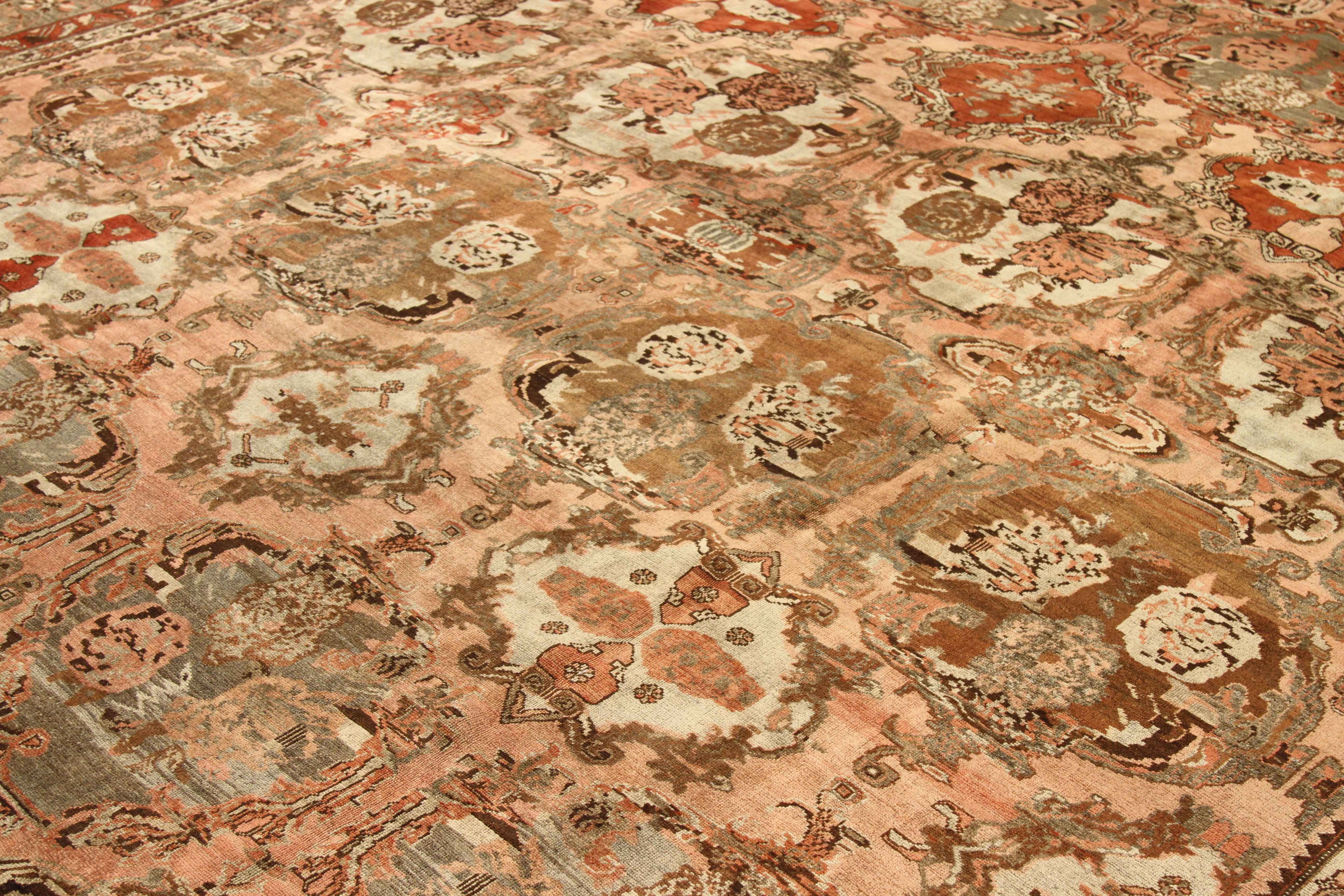 Thumbnail 2 for Antique Persian Bijar Transitional Rug 11735