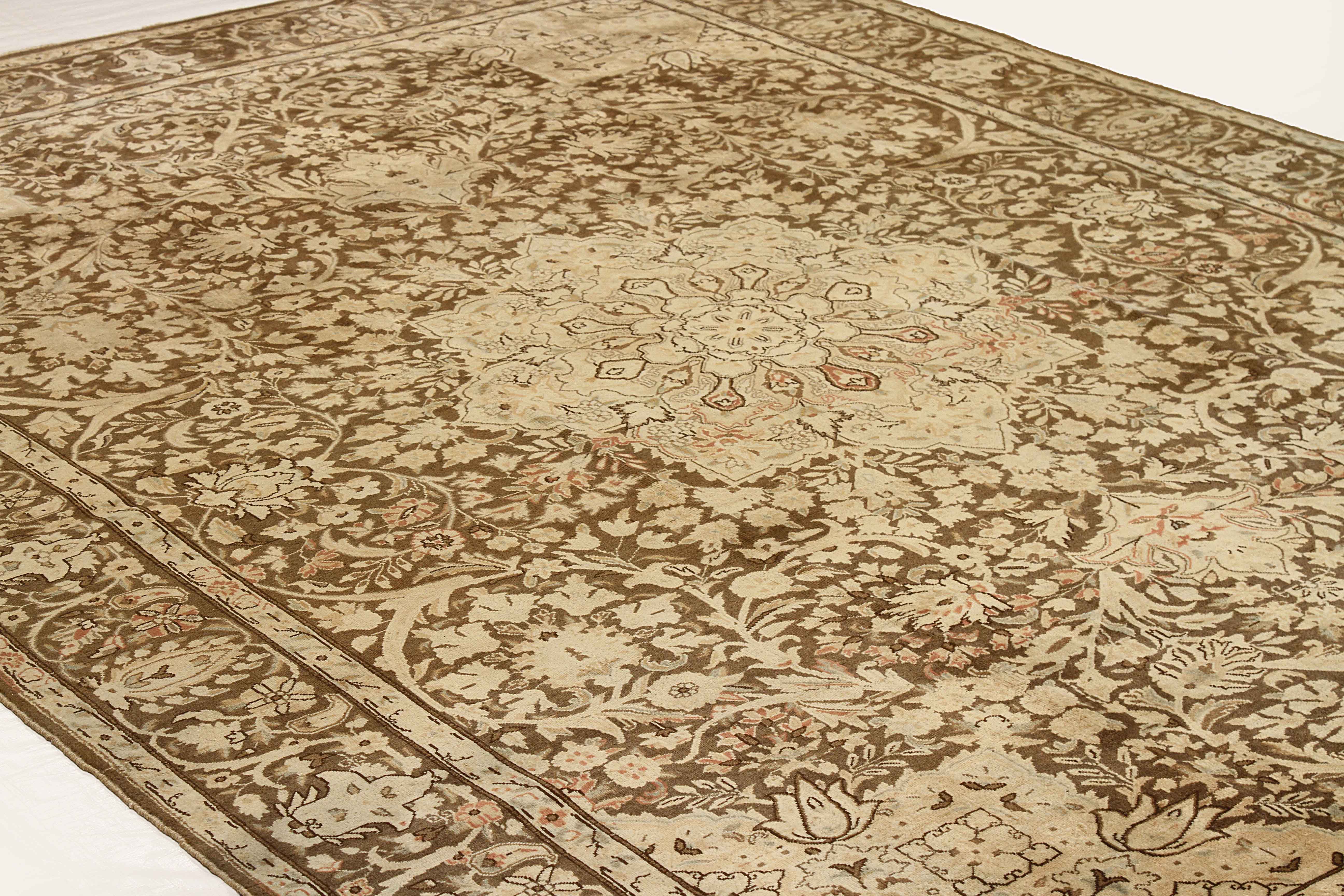 Thumbnail 3 for Antique Persian Kerman Transitional Rug 11737