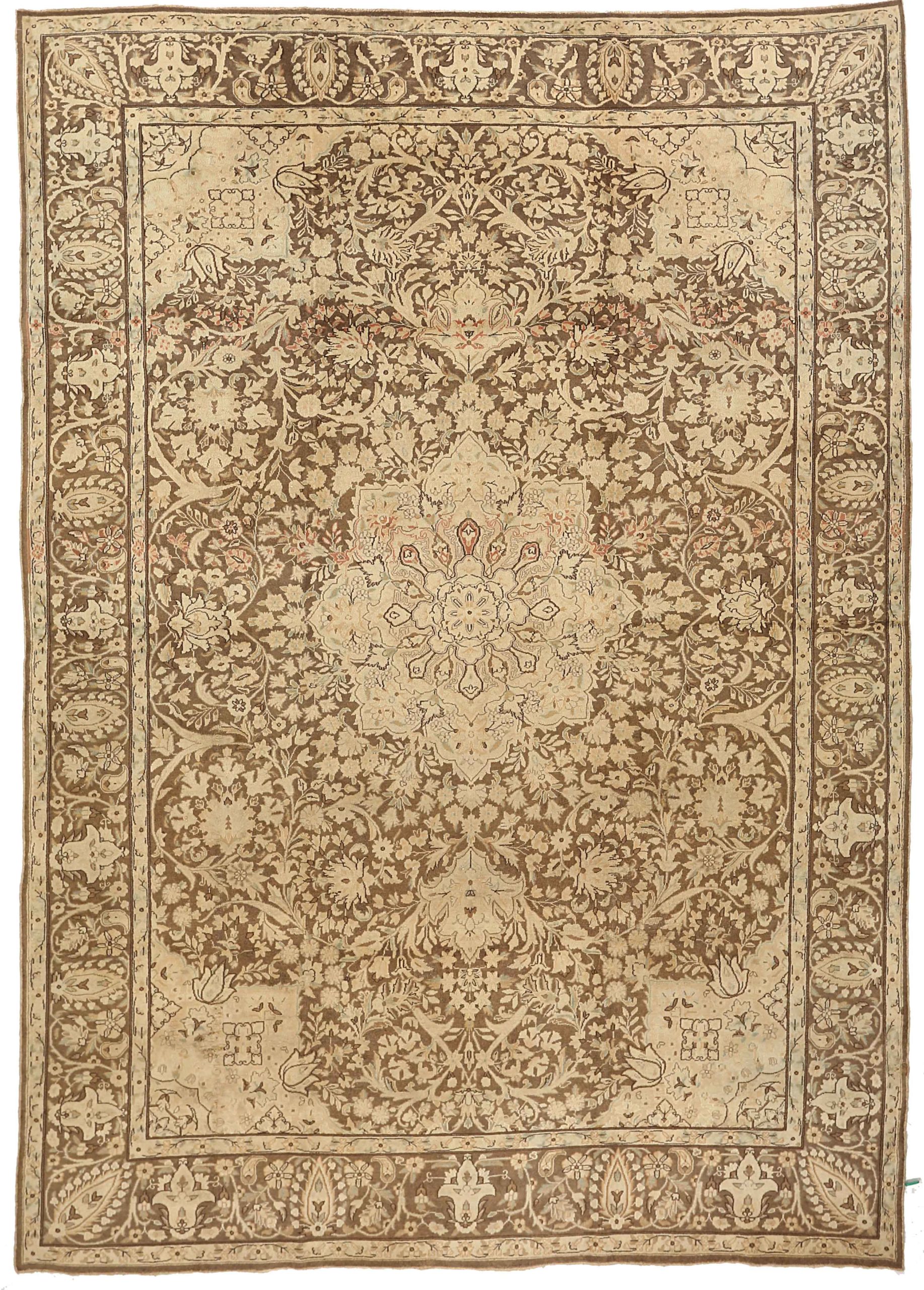 Thumbnail 7 for Antique Persian Kerman Transitional Rug 11737