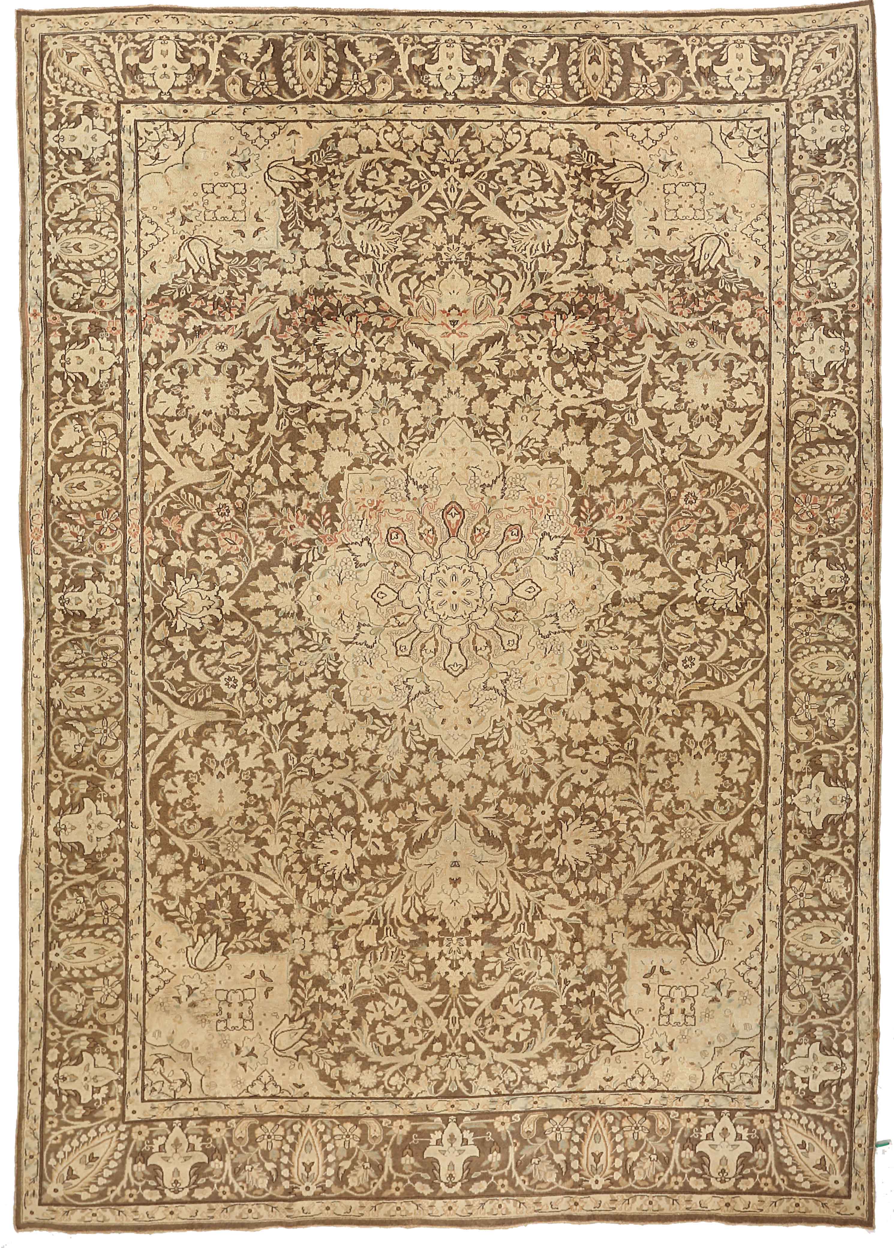 Thumbnail 5 for Antique Persian Kerman Transitional Rug 11737