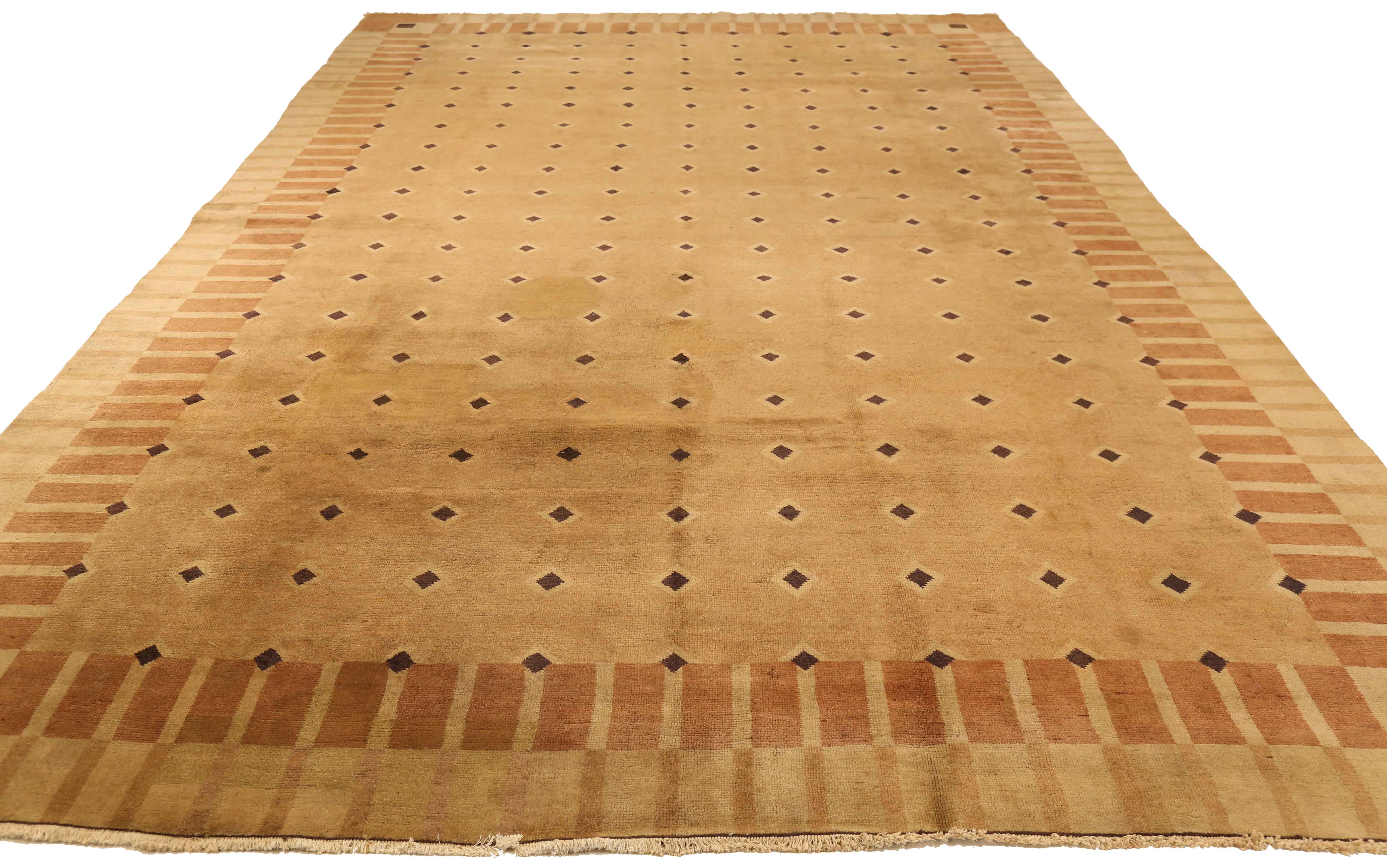Thumbnail 3 for Antique Nepal Bijar Modern / Contemporary Rug 72572