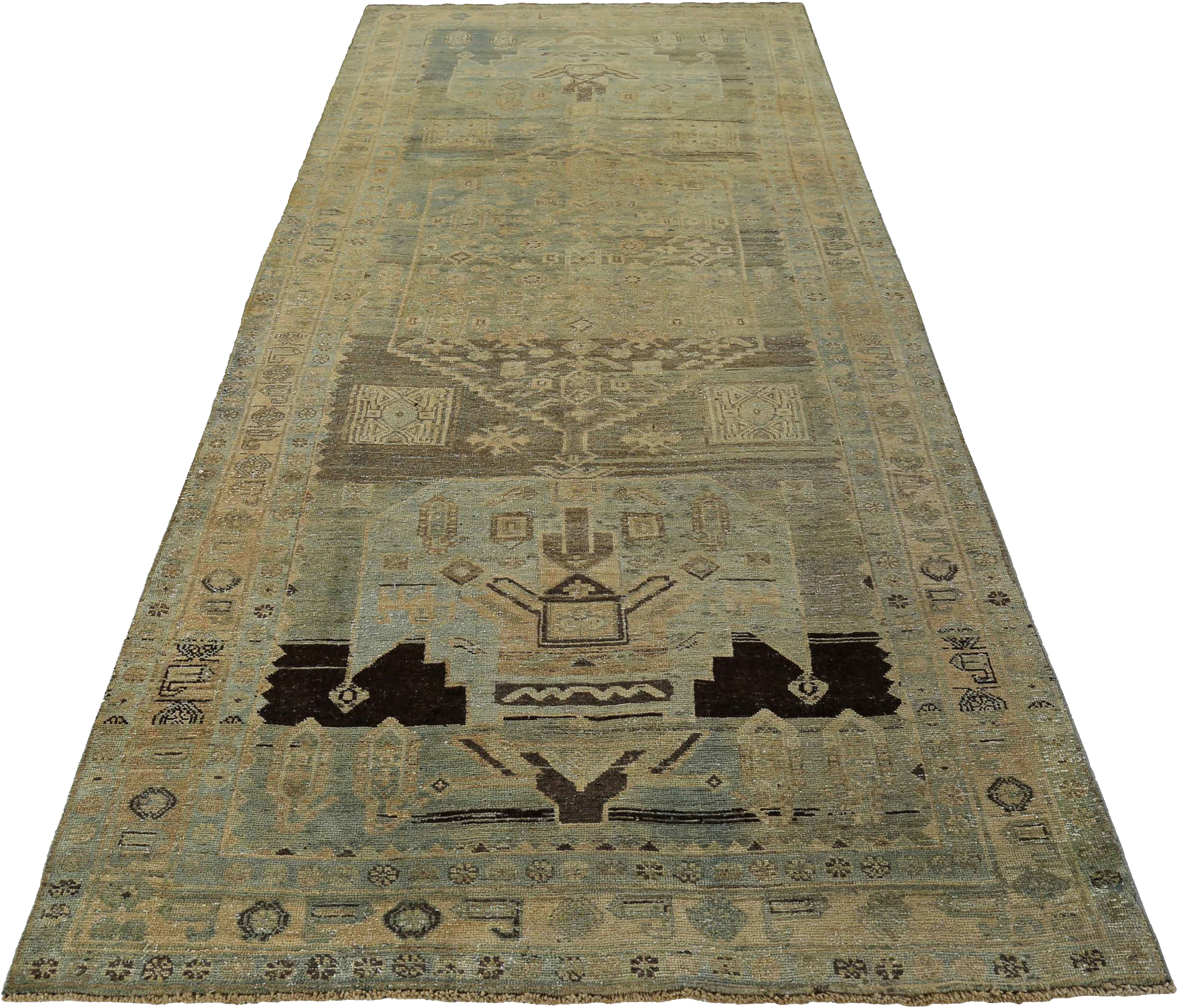 Thumbnail 3 for Antique Persian Bijar Transitional Rug 89676