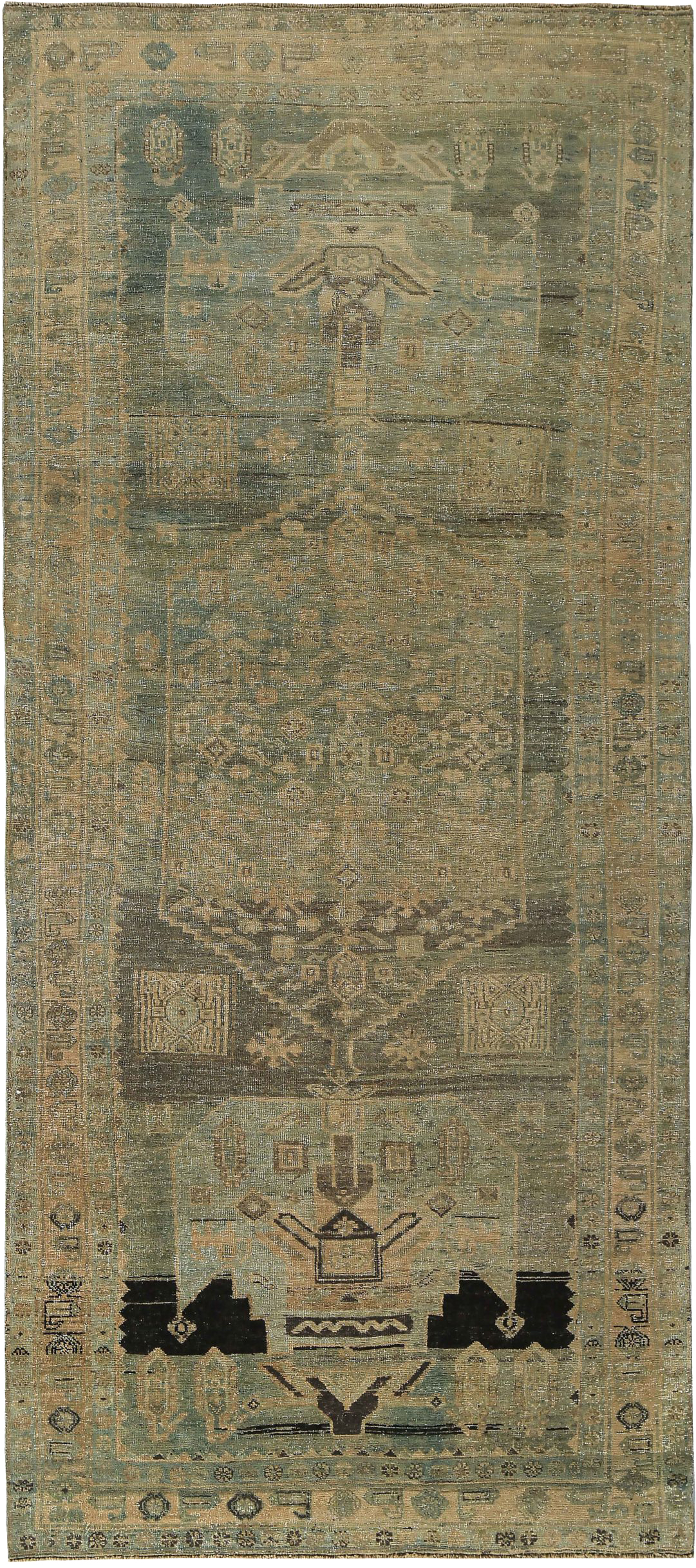 Thumbnail 4 for Antique Persian Bijar Transitional Rug 89676